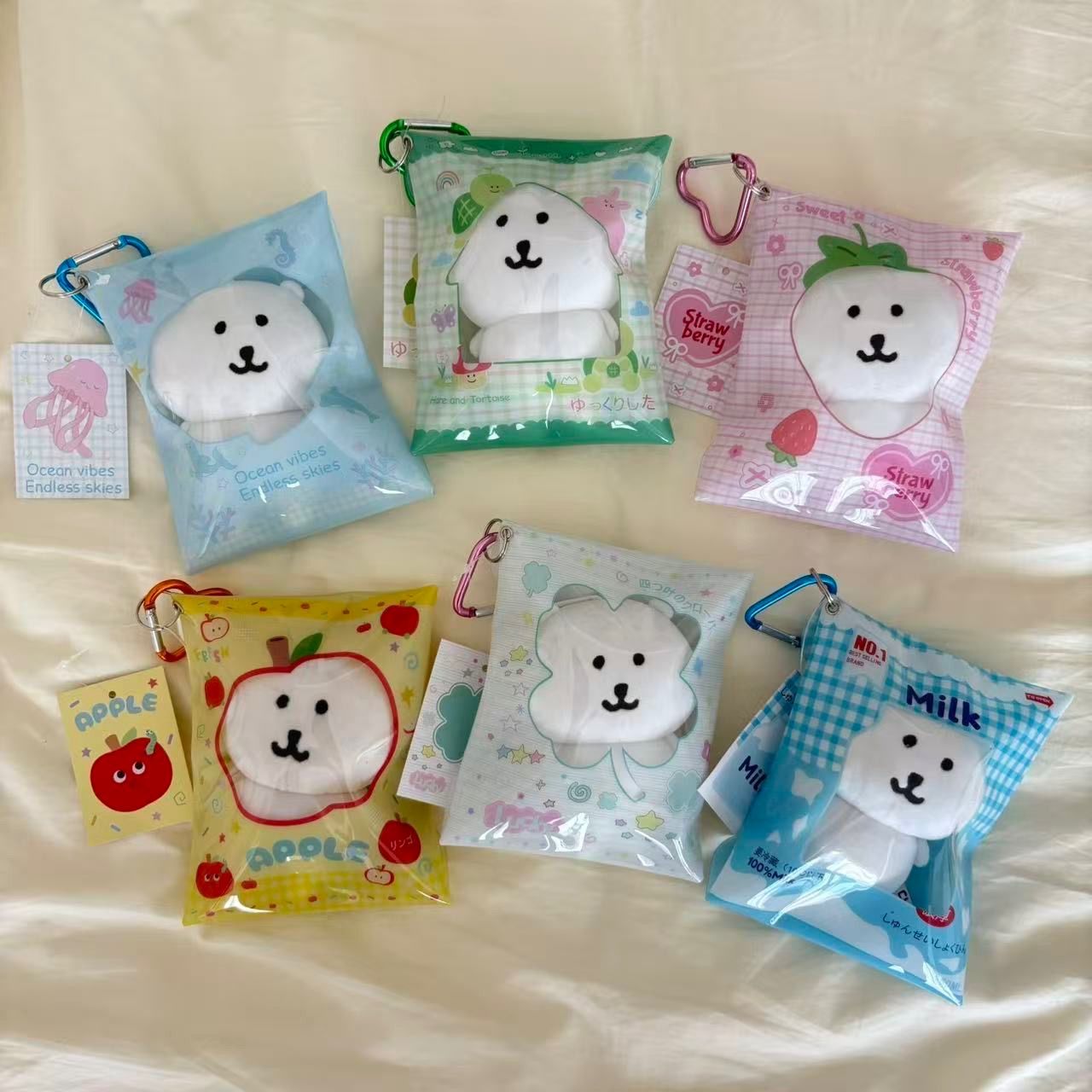 【現貨】6款低飽和愛心扣娃包💗