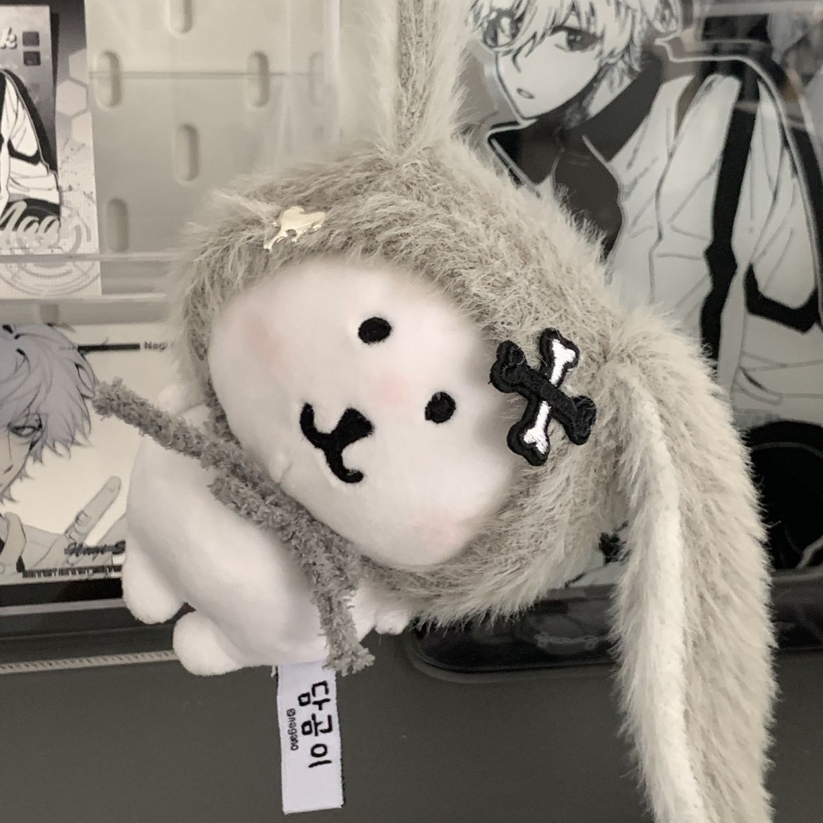 【現貨】垂耳兔帽子🐰🩶10cm