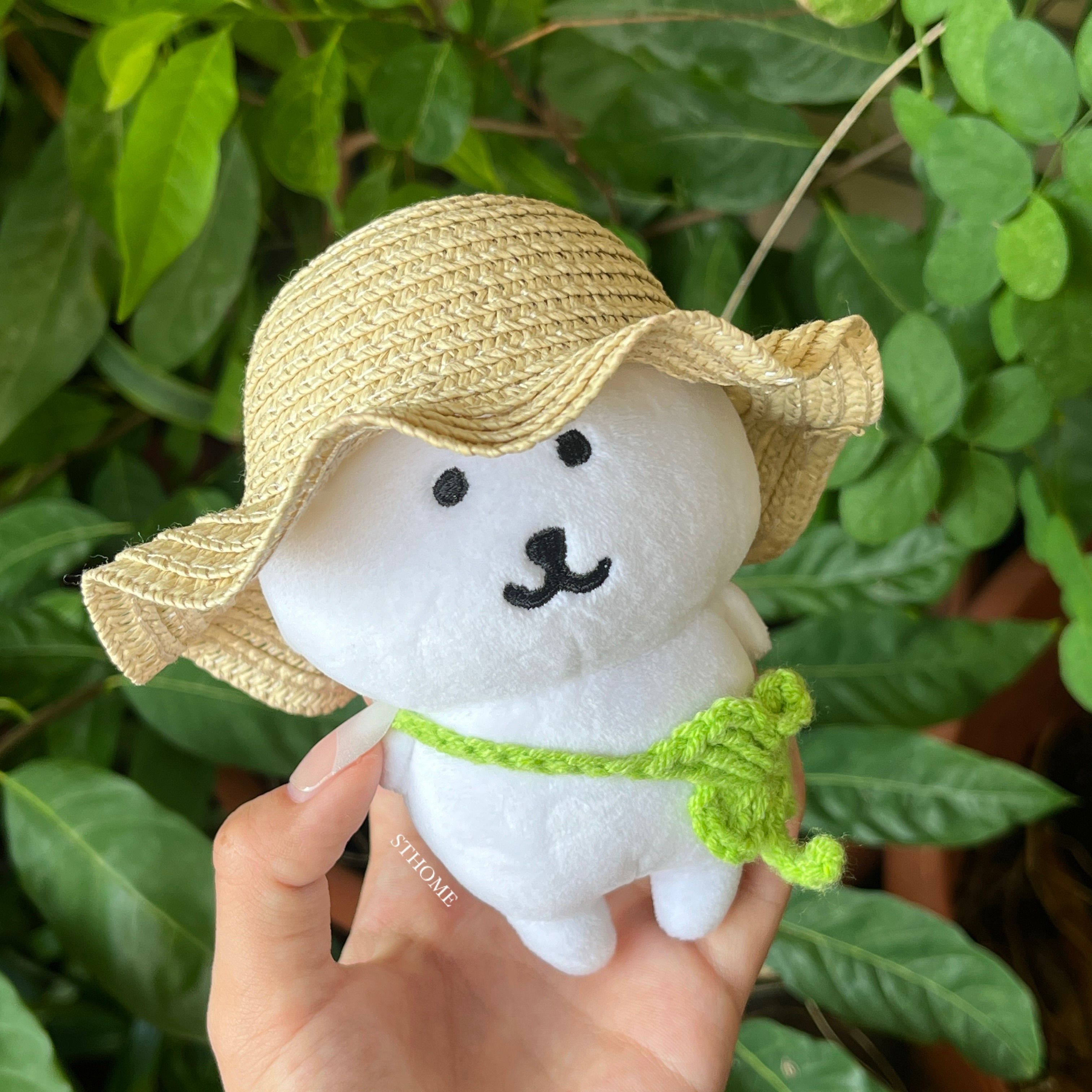 【現貨】出遊草帽＆四葉草斜背包🍀13cm