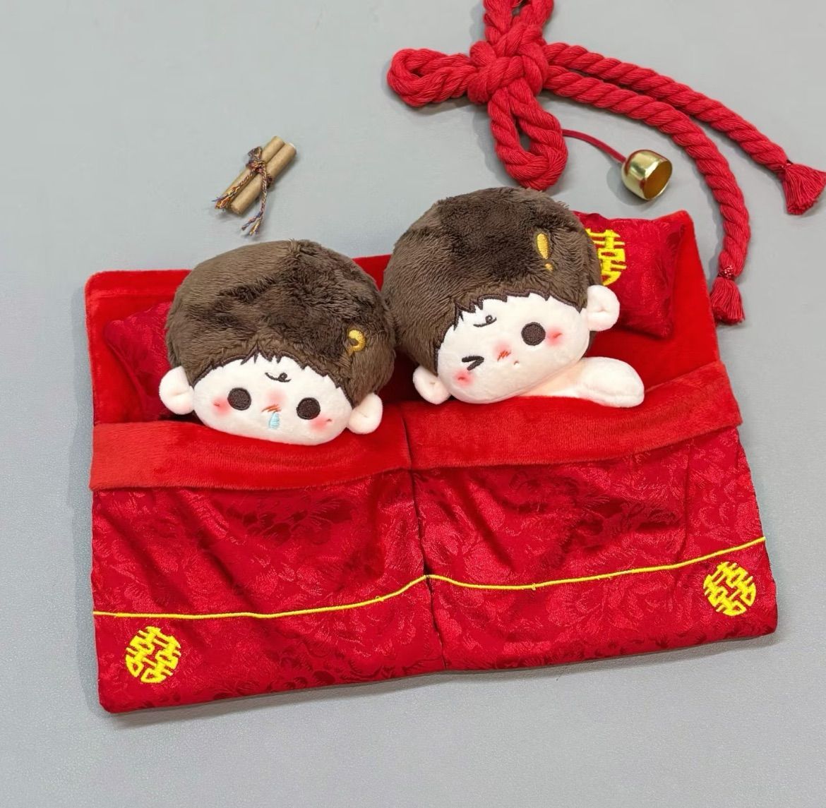 【現貨】10cm雙人喜床🧧