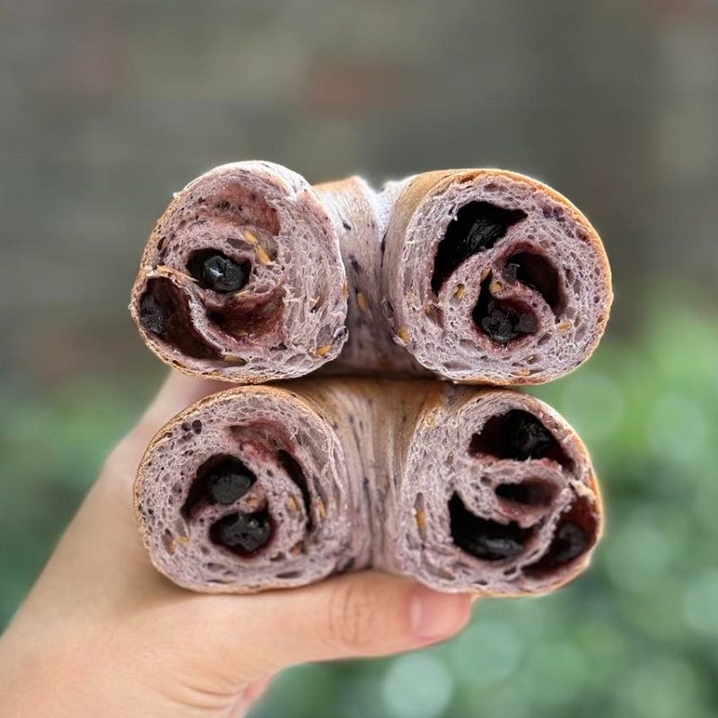 亞麻籽藍莓乾貝果