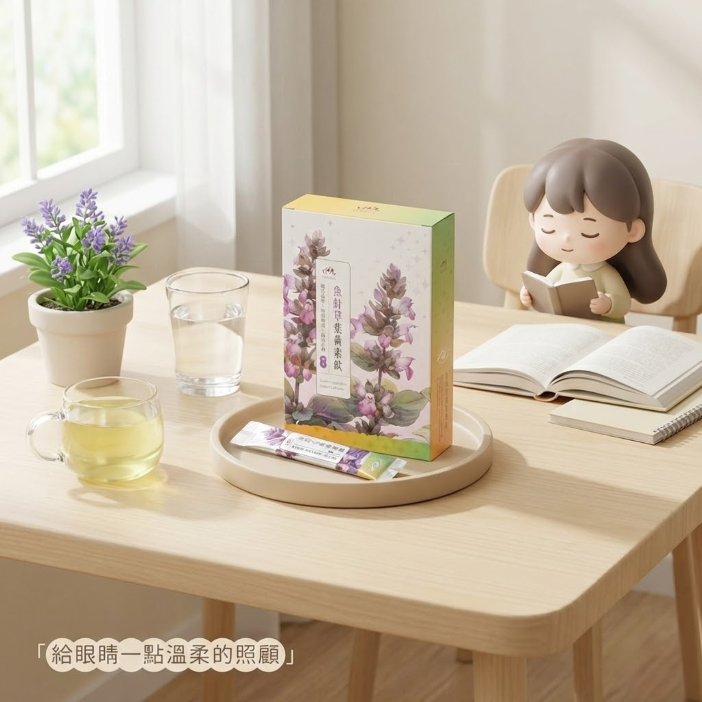 【喜真嚴選】魚針草葉黃素飲｜HSP的視覺舒緩濾鏡｜液態高效吸收東方草本 （14包/盒）