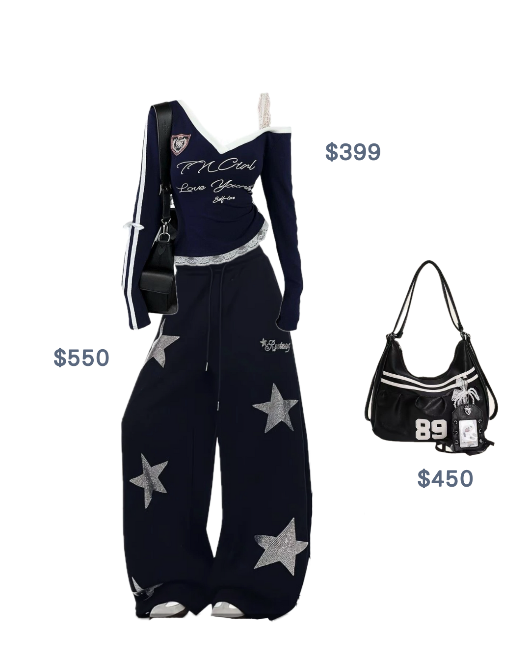 ＜Sumi-7＞美籍韓裔斜肩套裝