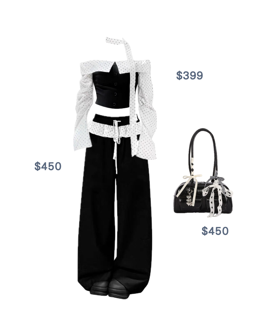 ＜Sumi-10＞韓國姐姐繞脖套裝