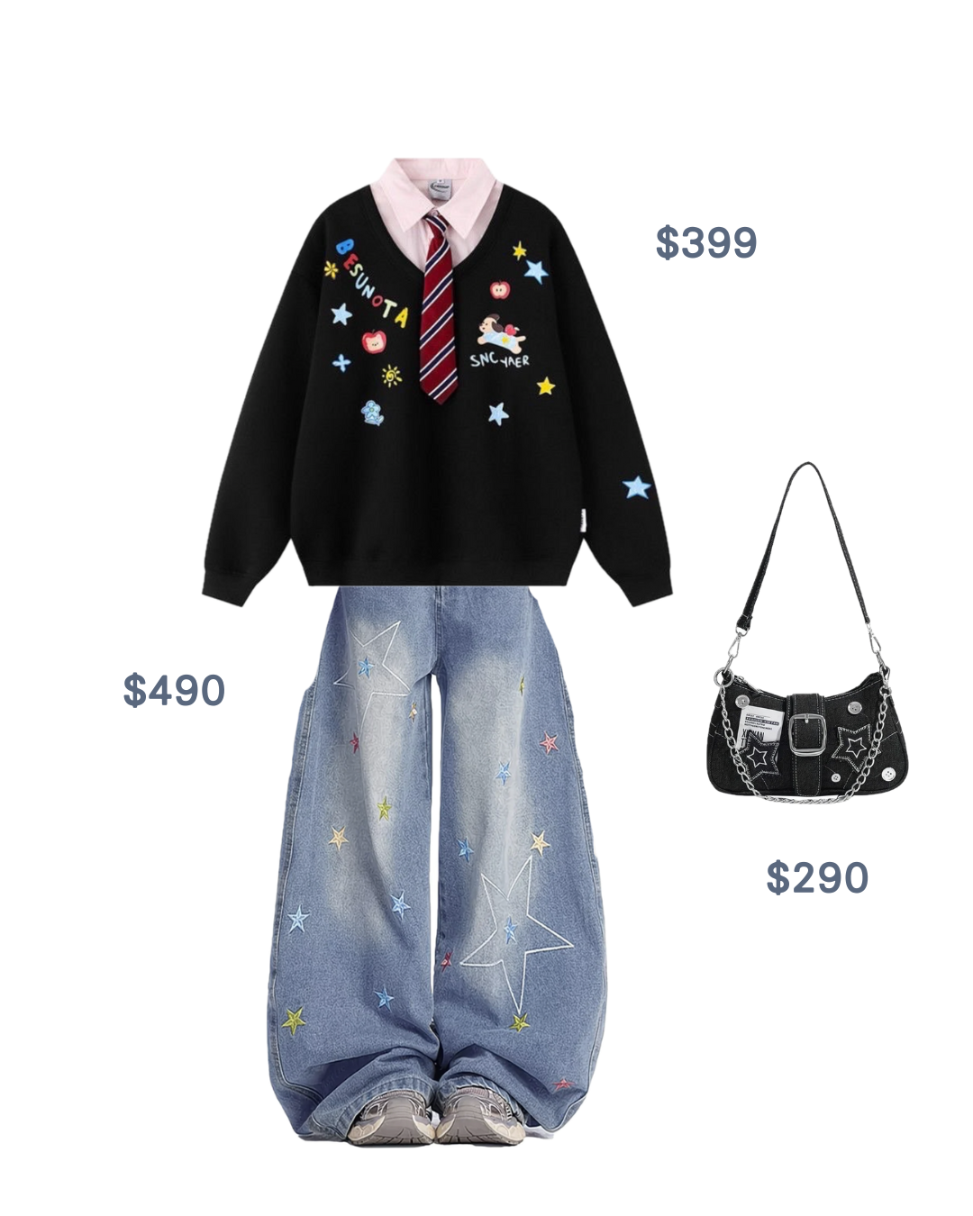 ＜Sumi-14＞休閒塗鴉套裝