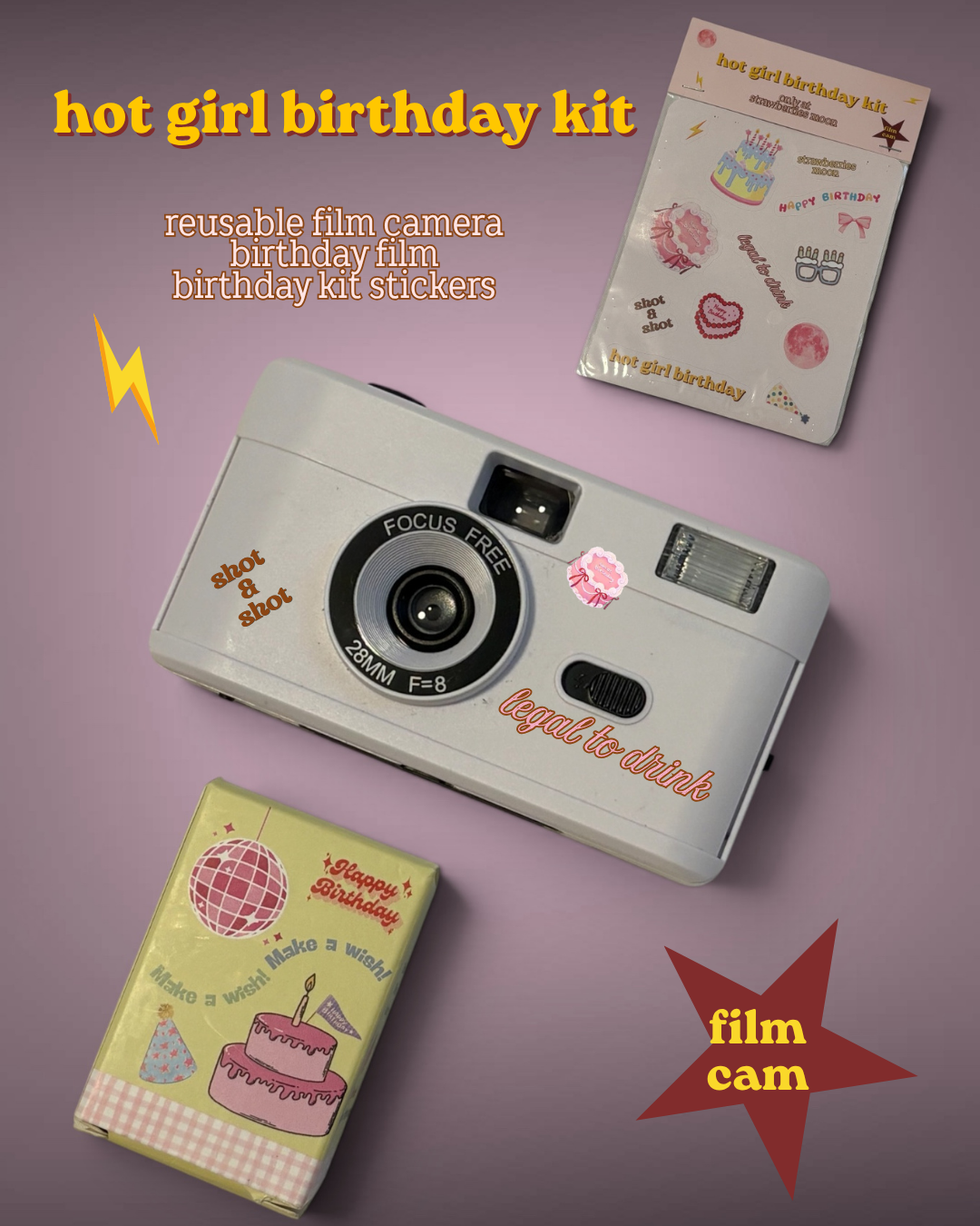 Hot Girl Birthday kit