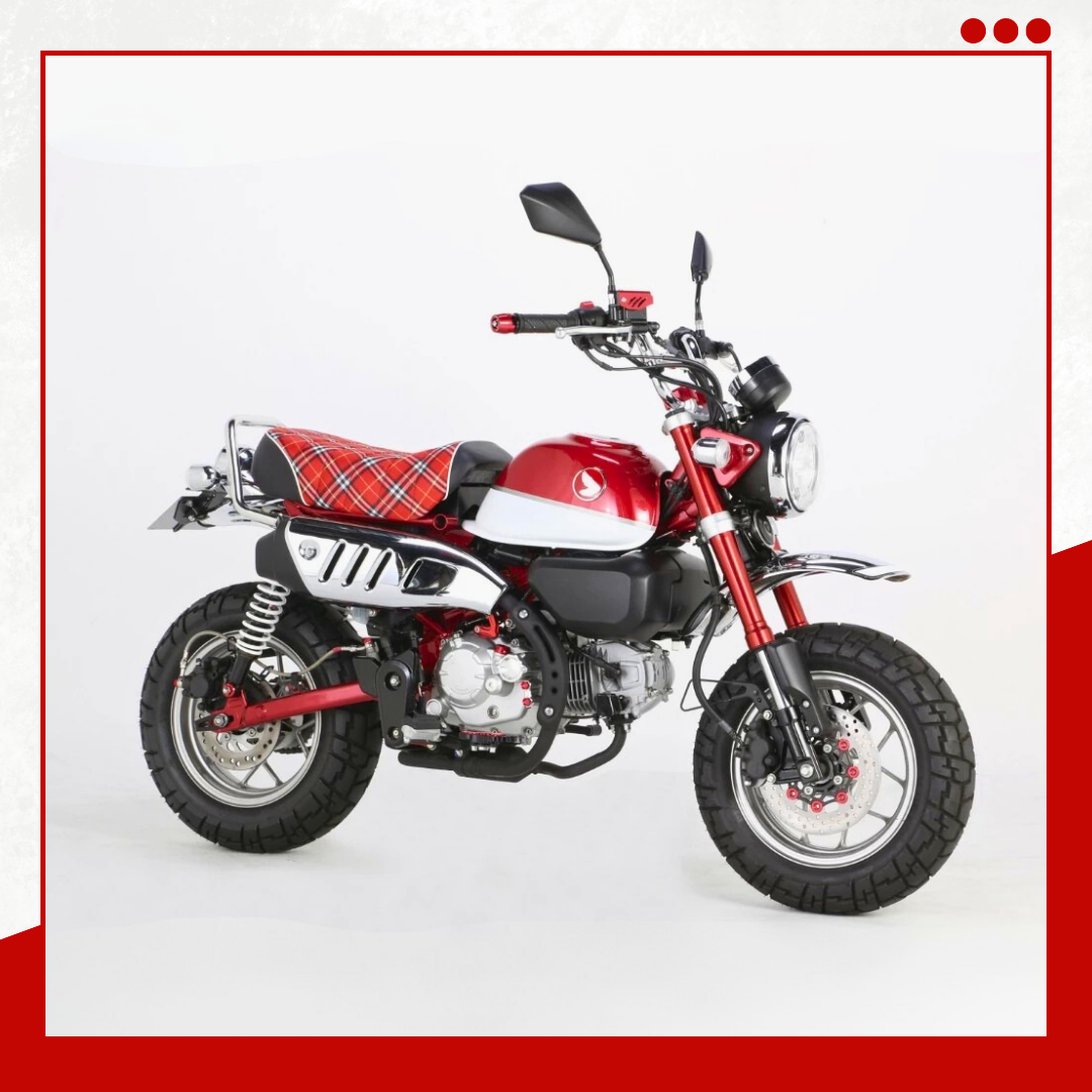 【預購】 Kitaco Monkey125 客製化椅墊 椅墊 坐墊 滾邊 格子圖案