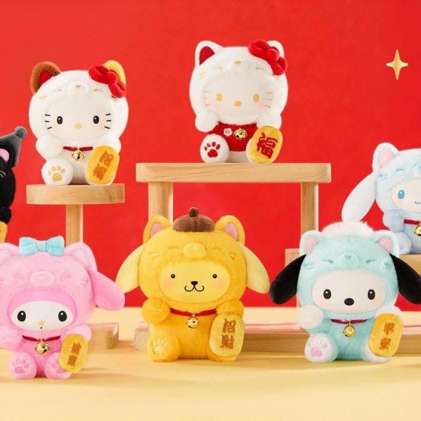 正版TOPTOY三麗鷗招財喵系列
