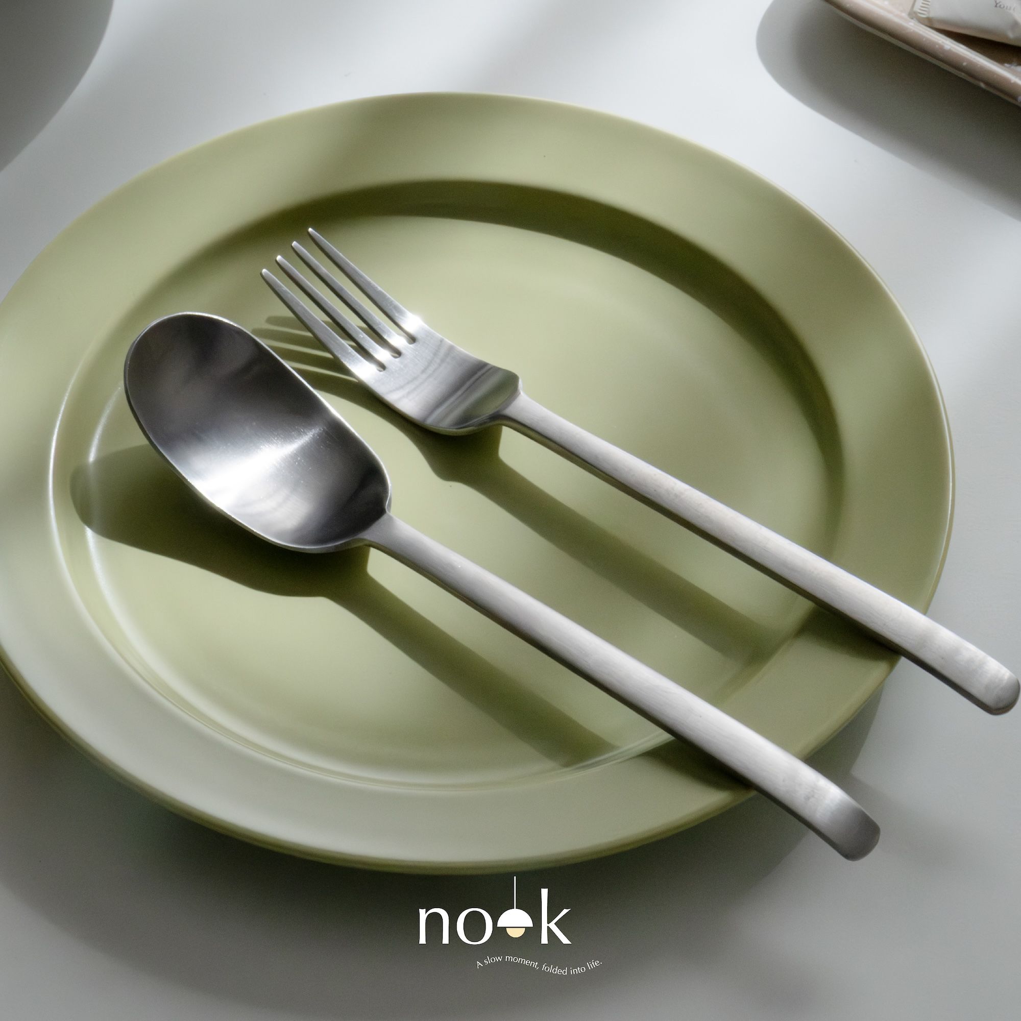 （現貨）韓系風格不鏽鋼霧面餐具