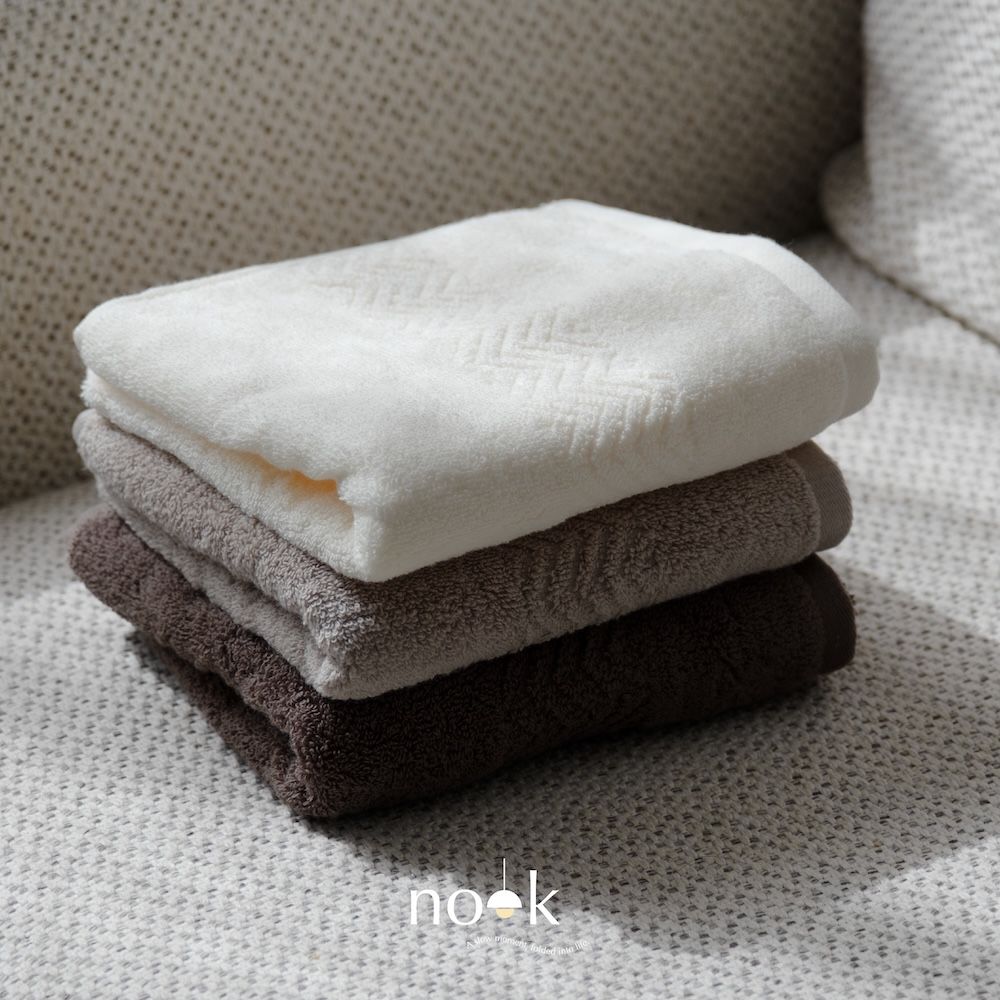 【慢室一隅】大地色系柔軟素色毛巾（共3色）