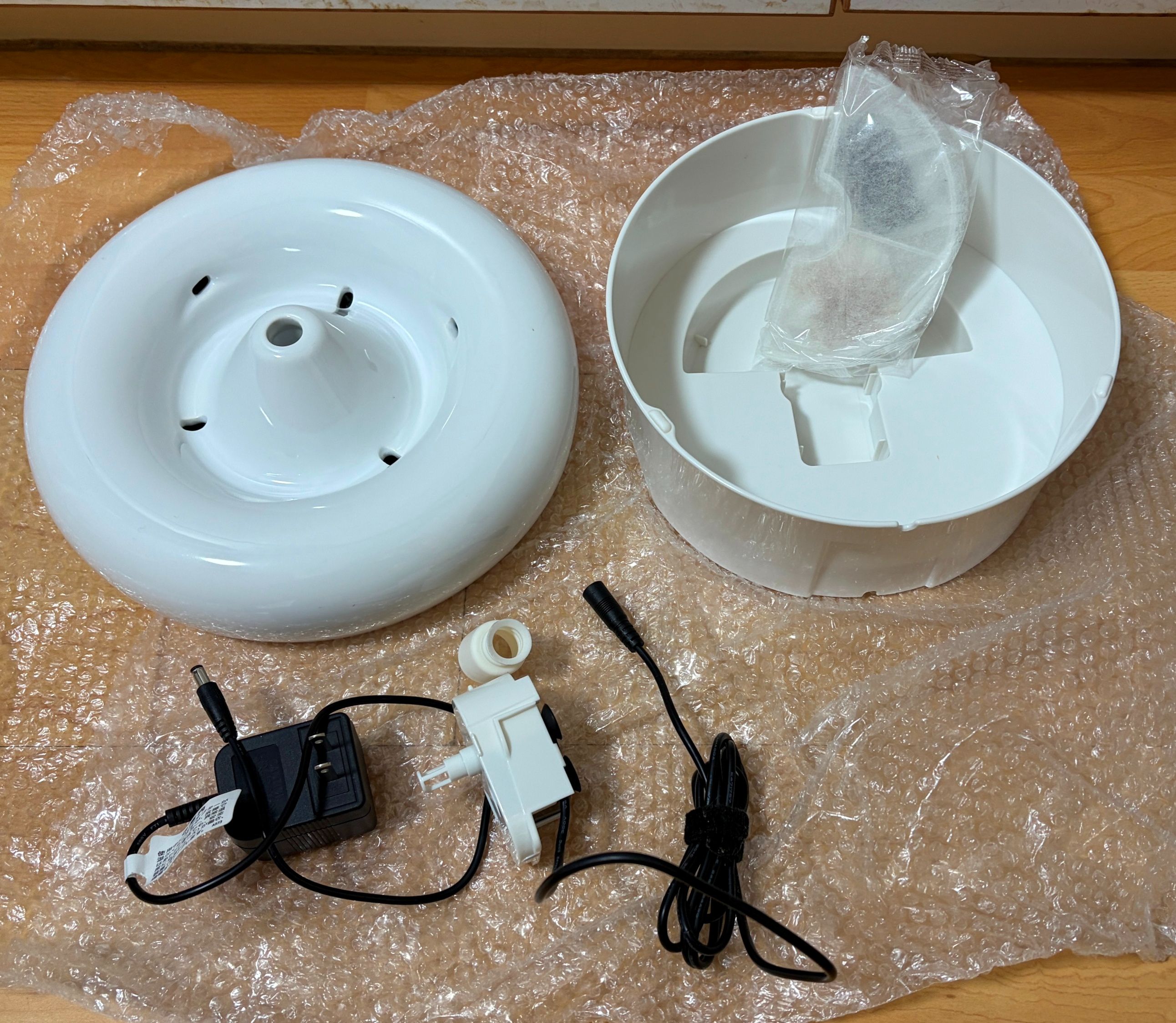 GEX 貓用陶瓷抗菌飲水器 / 軟化水質濾棉