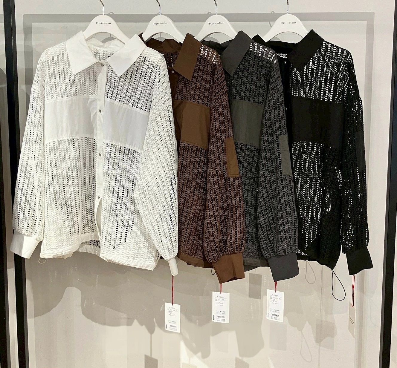 網狀蕾絲透視外套