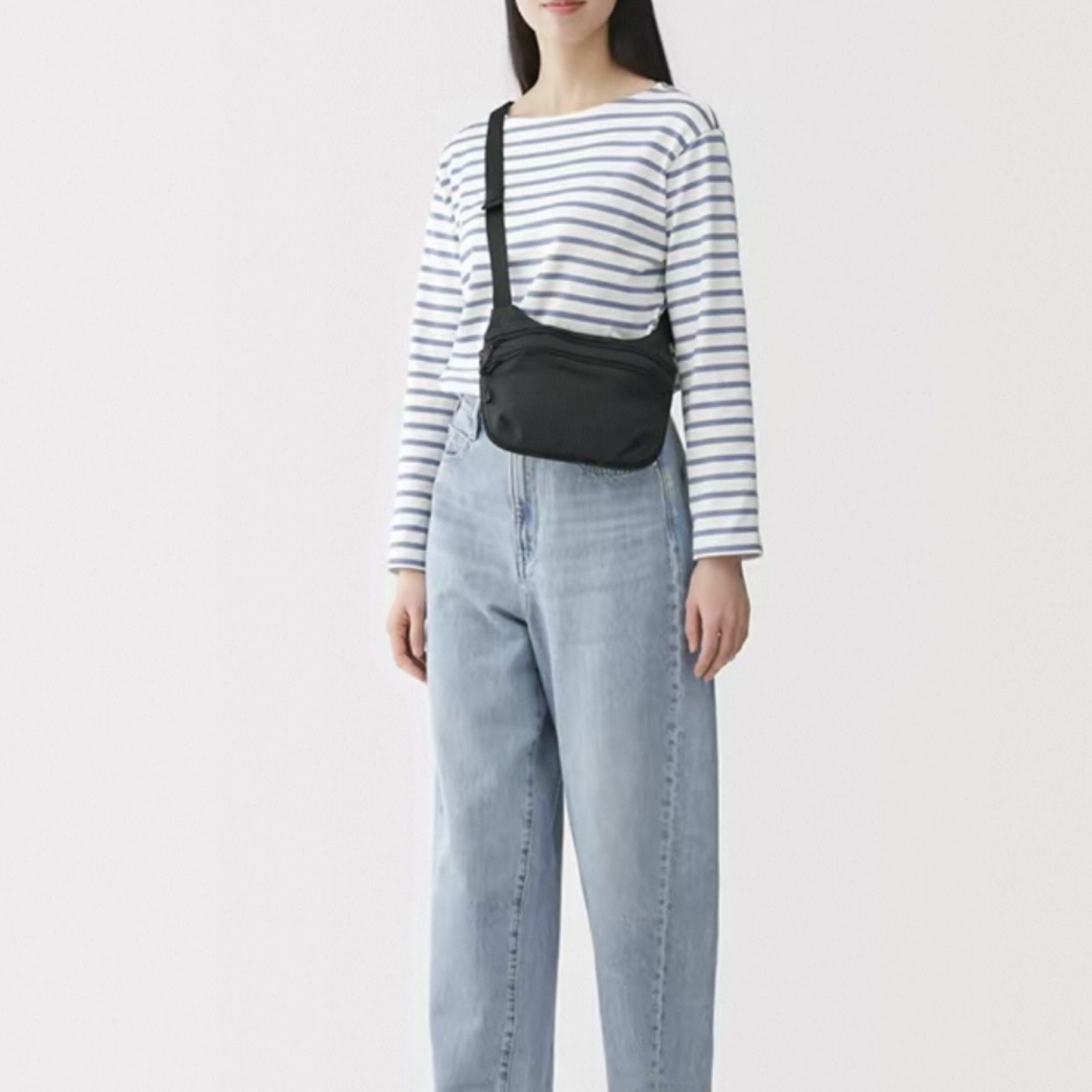 無印良品 MUJI 尼龍mini斜挎包