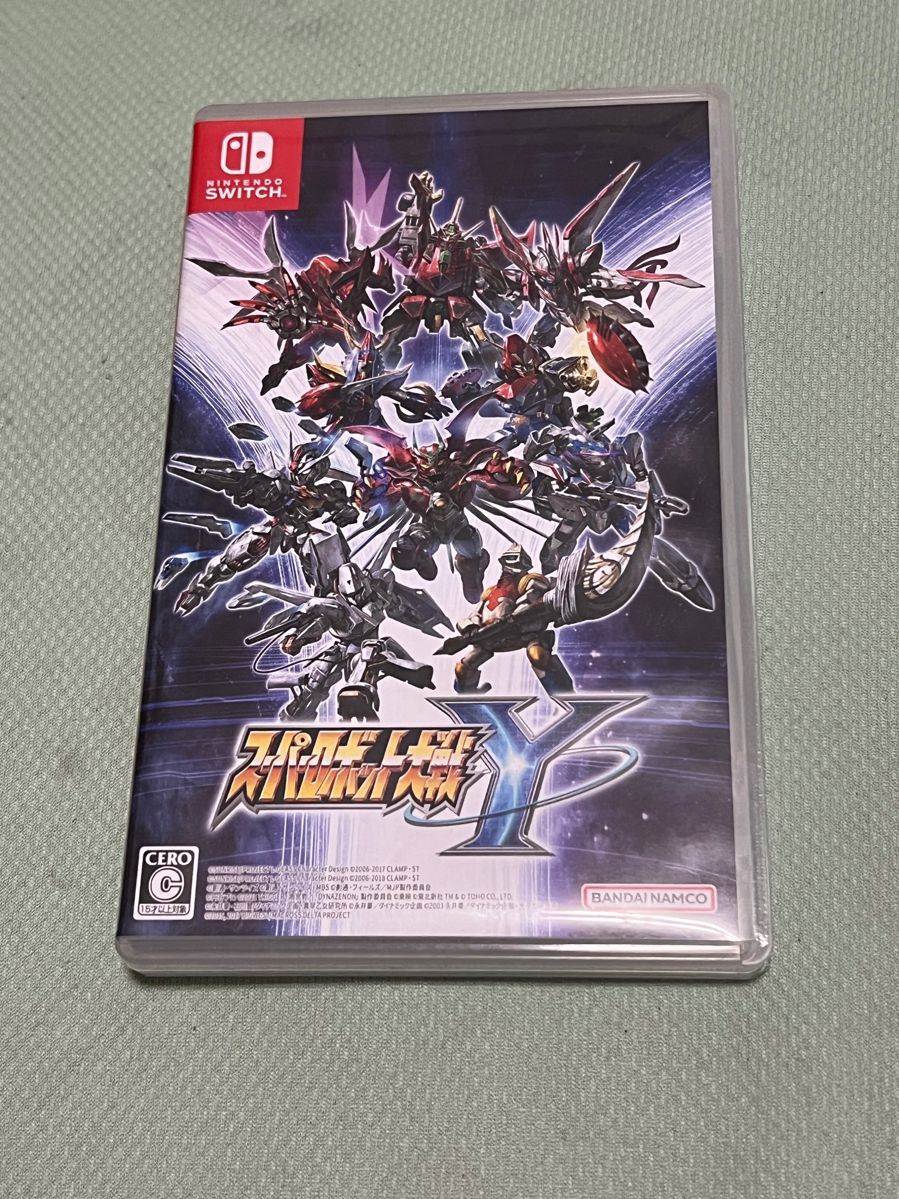 二手 任天堂 NS Switch 超級機器人大戰 Y 純日版 支援中文字幕