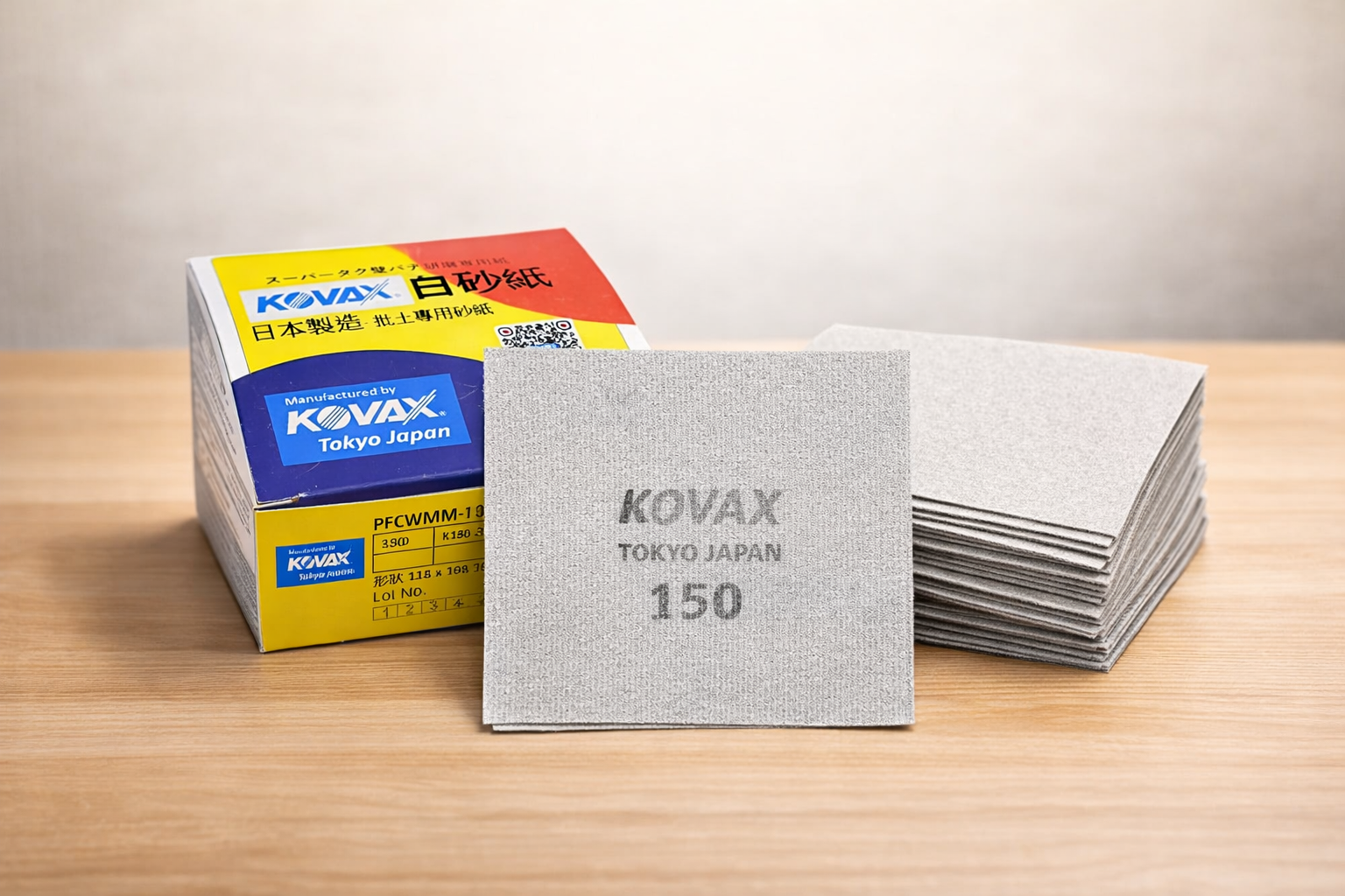 KOVAX日本鷹牌-壁匠 （新型砂紙） | 一盒50張