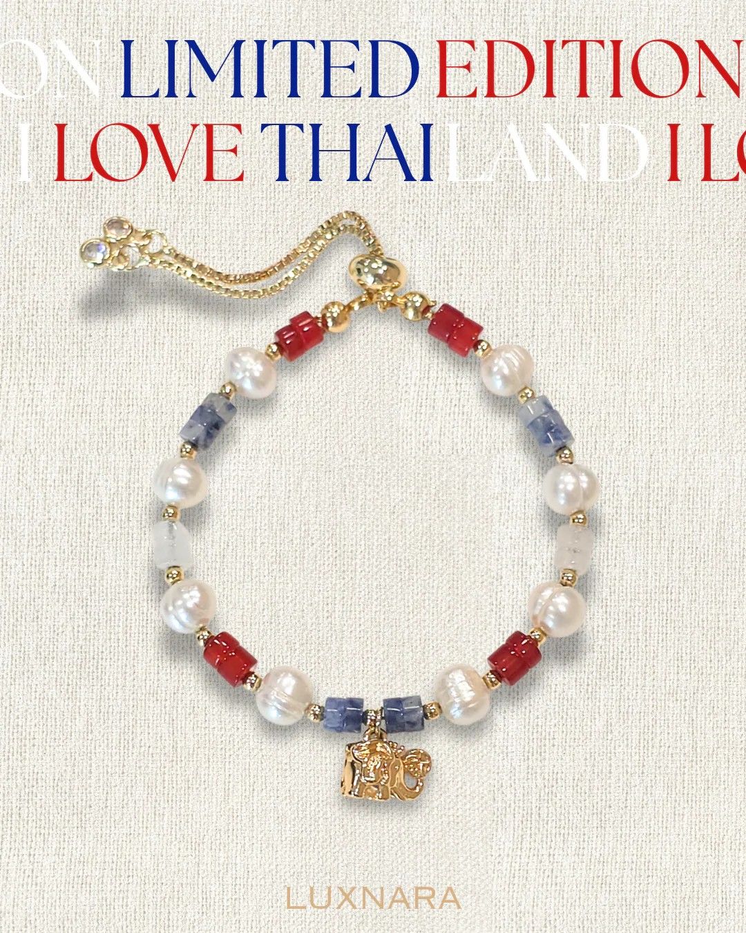 【預購】We Love Thailand 限量版手鍊（勿直接下單 請先私訊IG詢問⮕@_w.e_shop_）