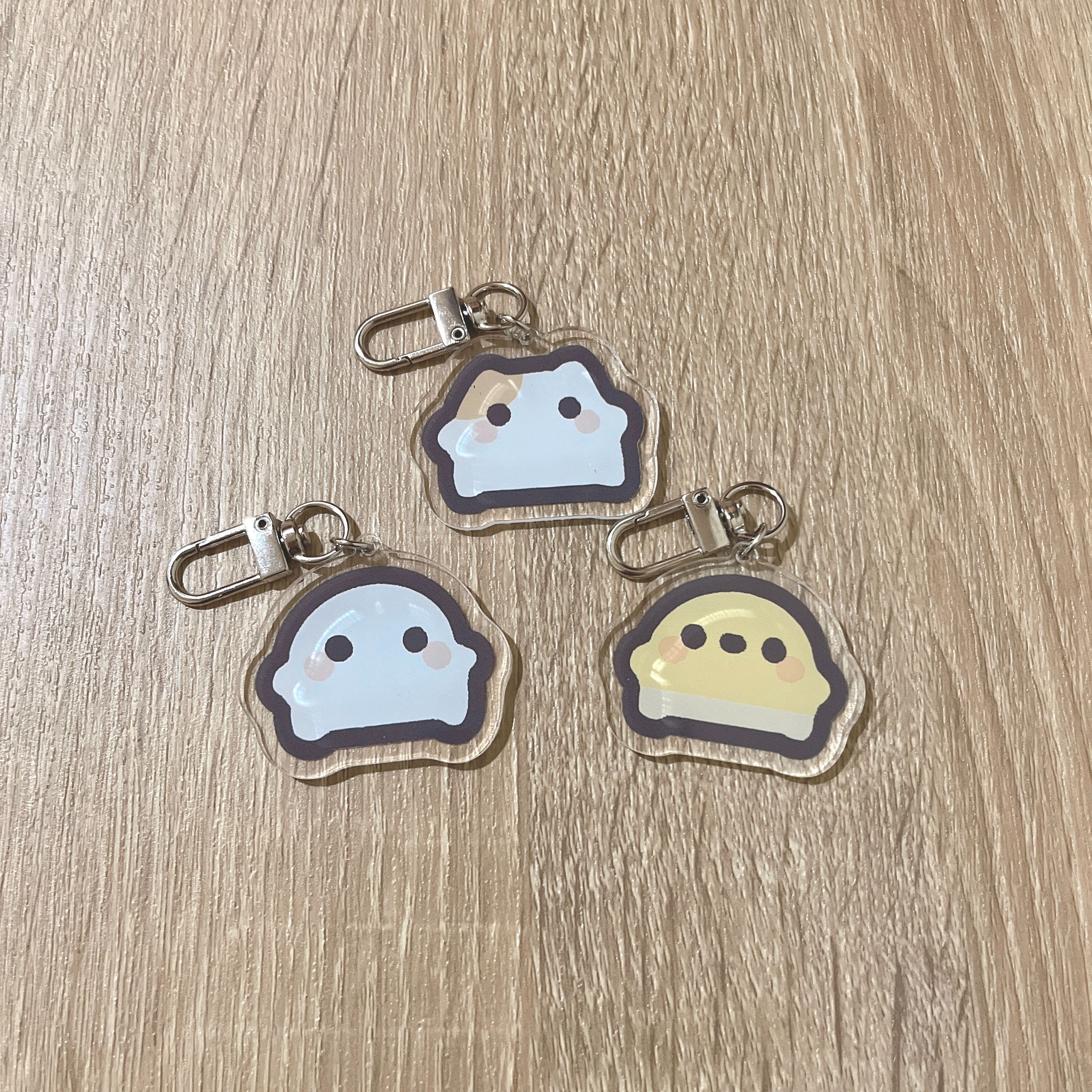 黏黏屋ClayHouse 壓克力吊飾（單面）