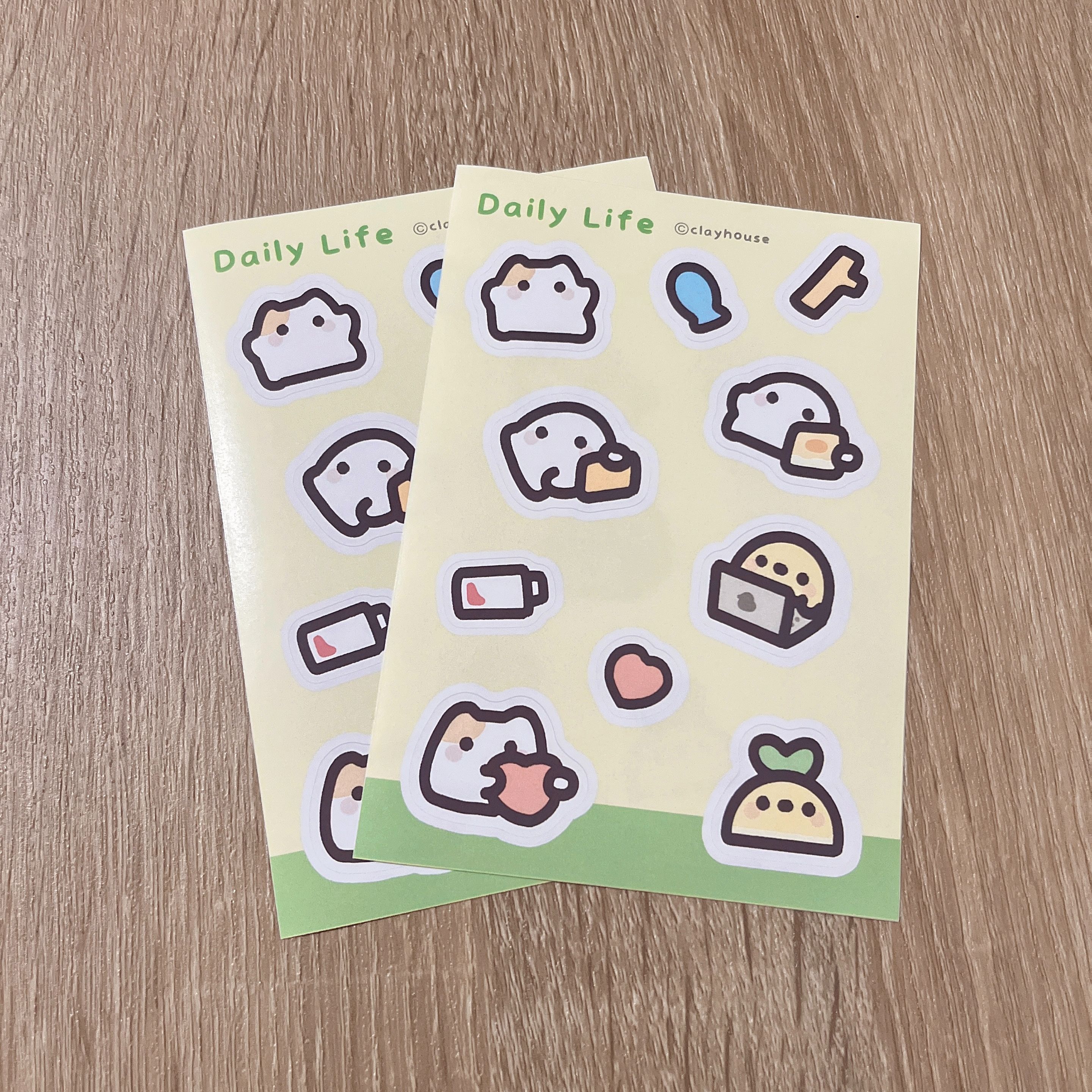 黏黏屋ClayHouse 圖鑑貼紙