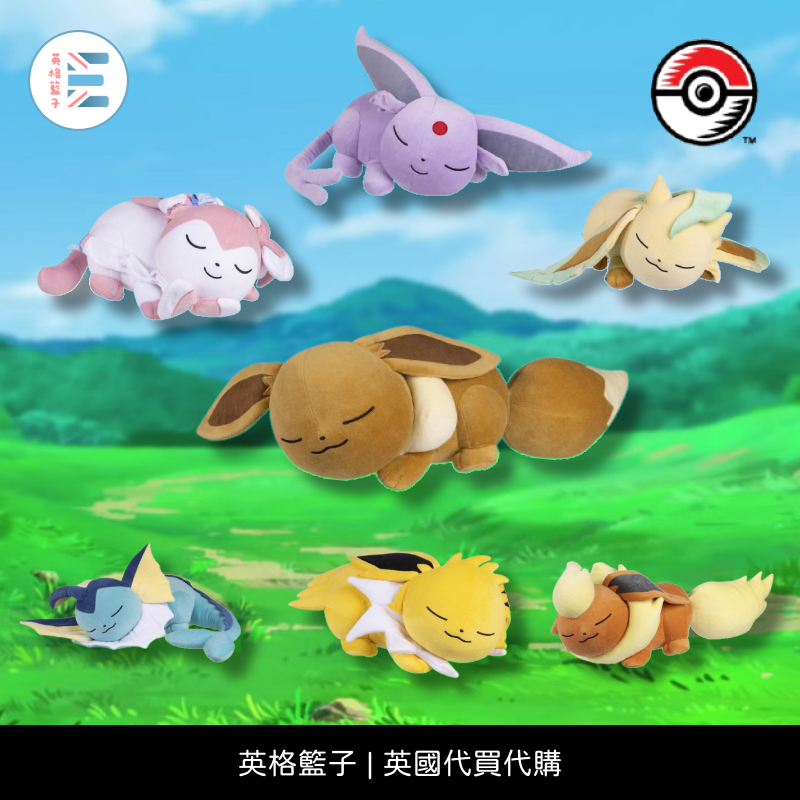 Pokémon Center 安眠系列 | 共 9 款（百變怪+伊布家族）