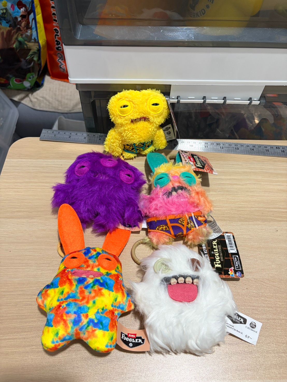 FUGGLER 放克牙寶 5吋娃娃吊飾 牙齒怪