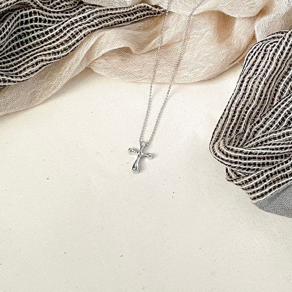 grace｜水滴十字架項鍊