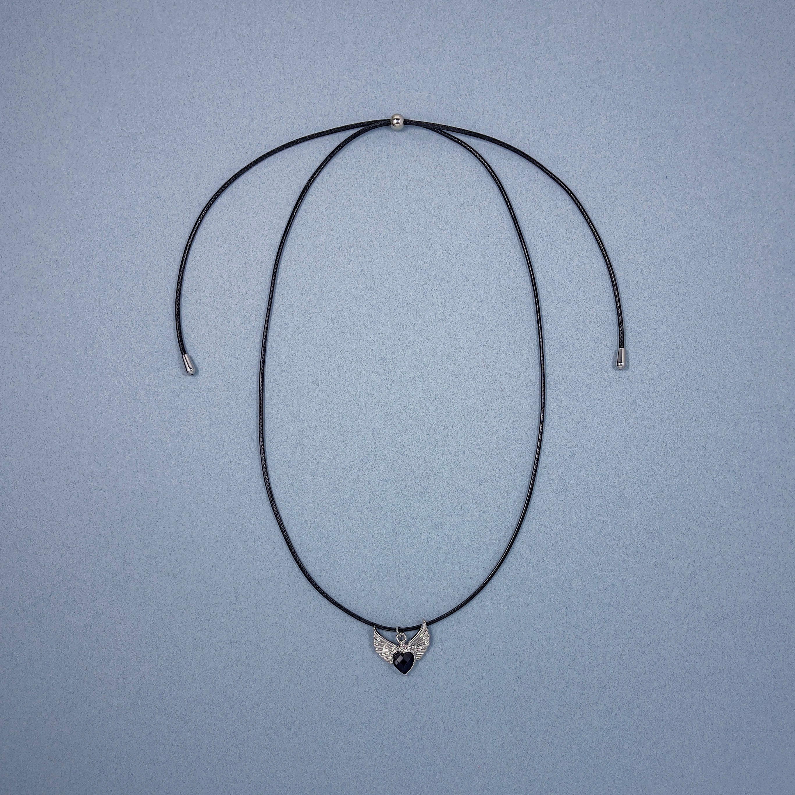 path｜細繩頸圈項鍊－心之翼