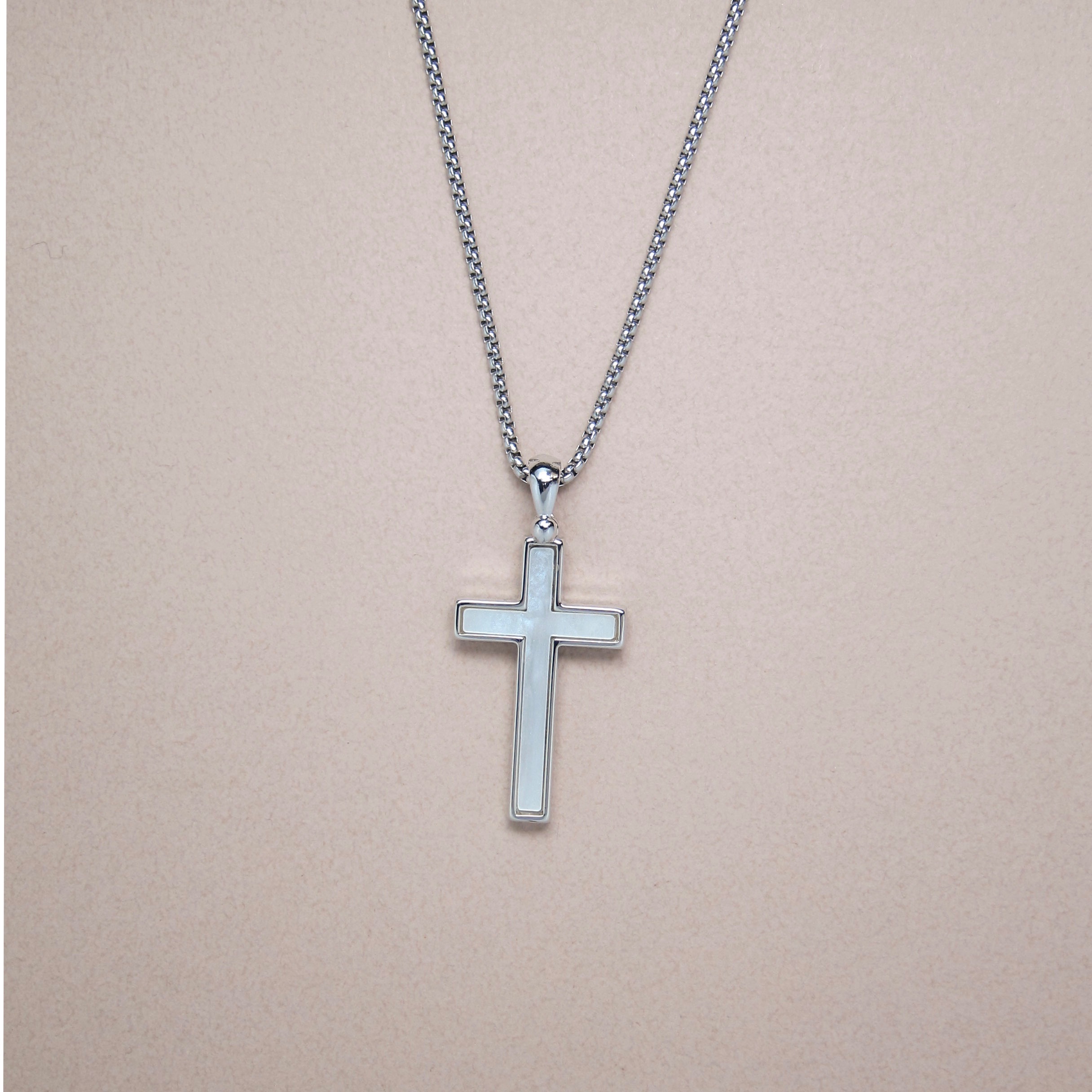 grace｜微光不鏽鋼十字項鍊