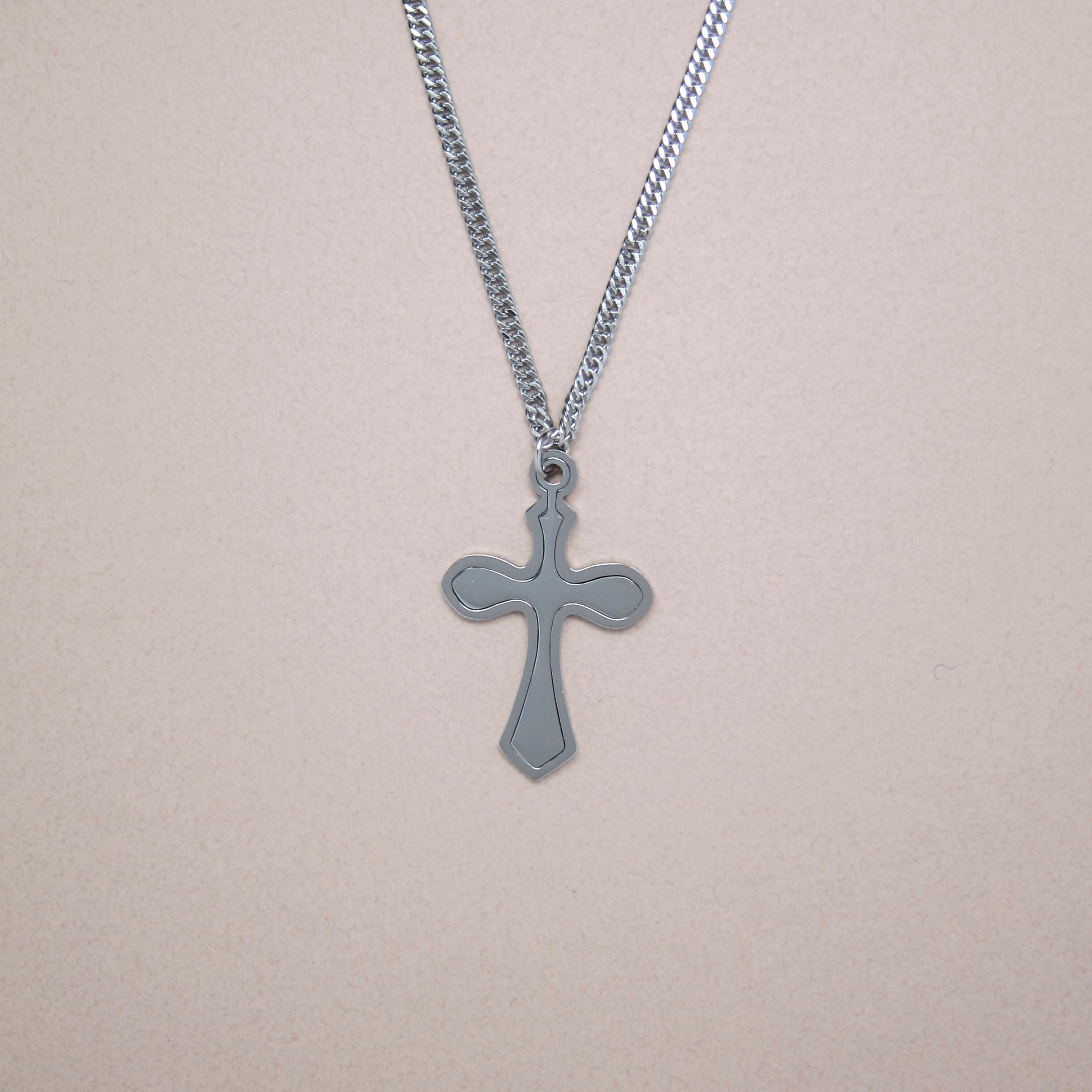 grace｜契合不鏽鋼十字架項鍊