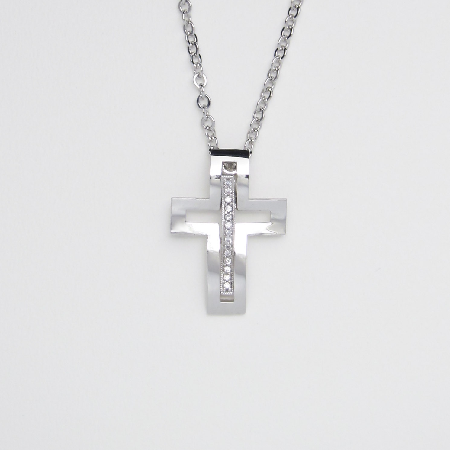 light｜曲線十字架項鍊