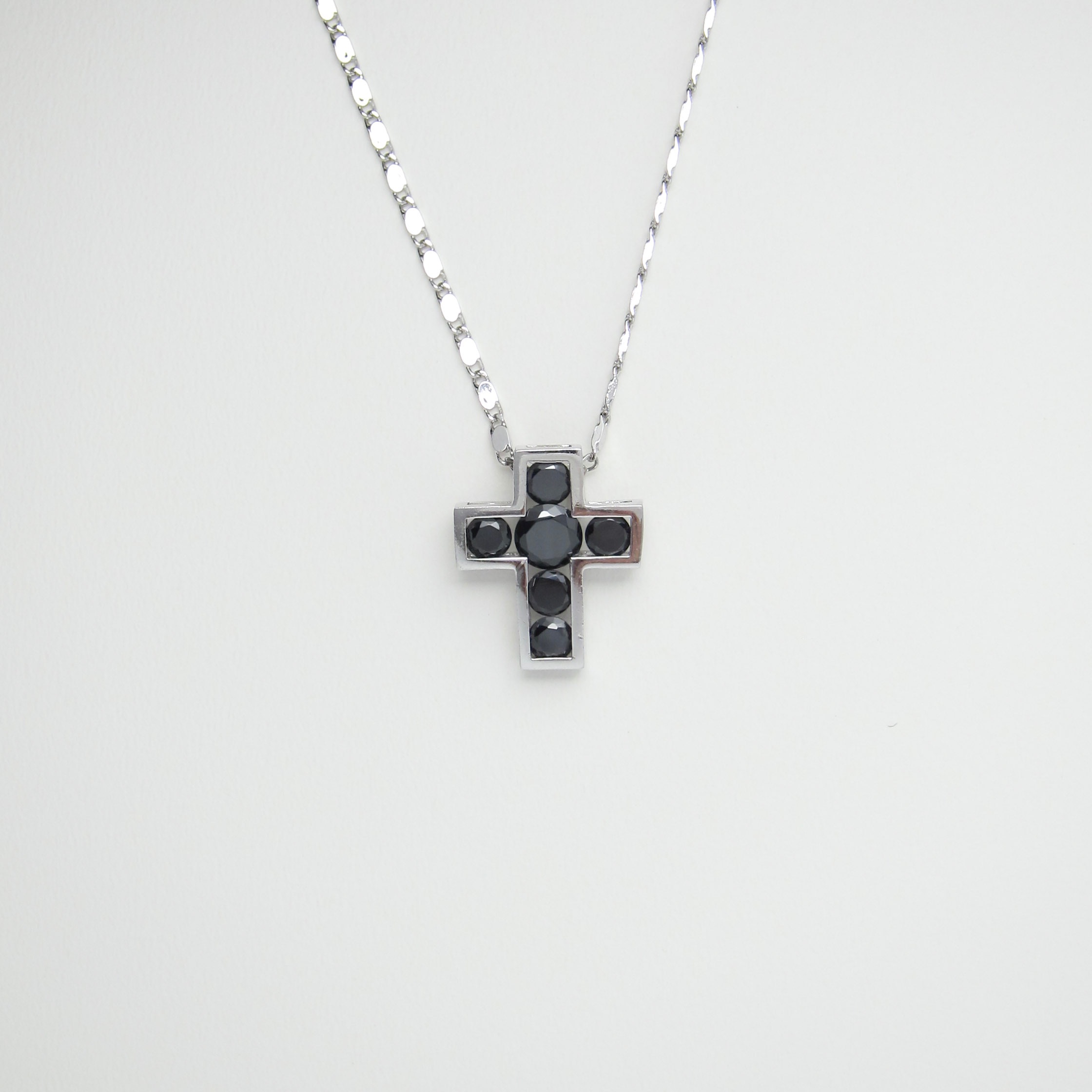 light｜立體框架十字架項鍊