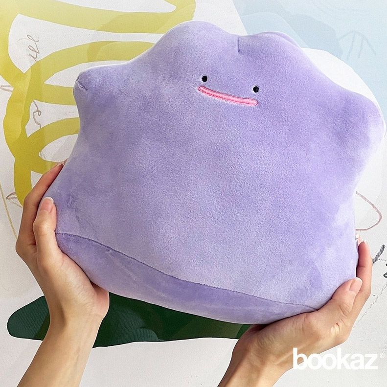 韓國正版授權神奇寶貝 精靈寶可夢Pokemon - 百變怪毛絨柔軟座墊 抱枕 靠墊 娃娃 玩偶 30 cm