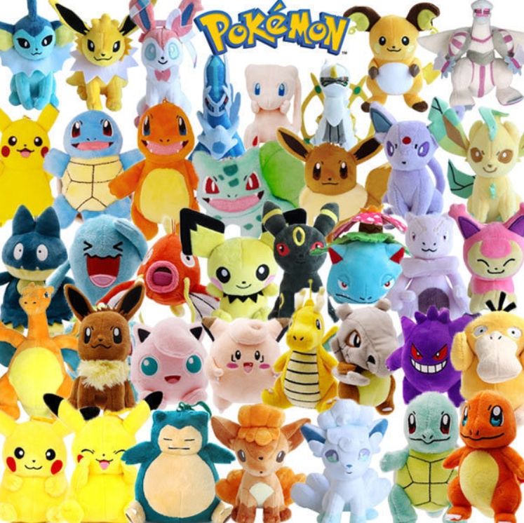 韓國正版授權神奇寶貝 精靈寶可夢Pokemon - 經典 13公分 系列 吊飾 娃娃 鑰匙圈 大集合