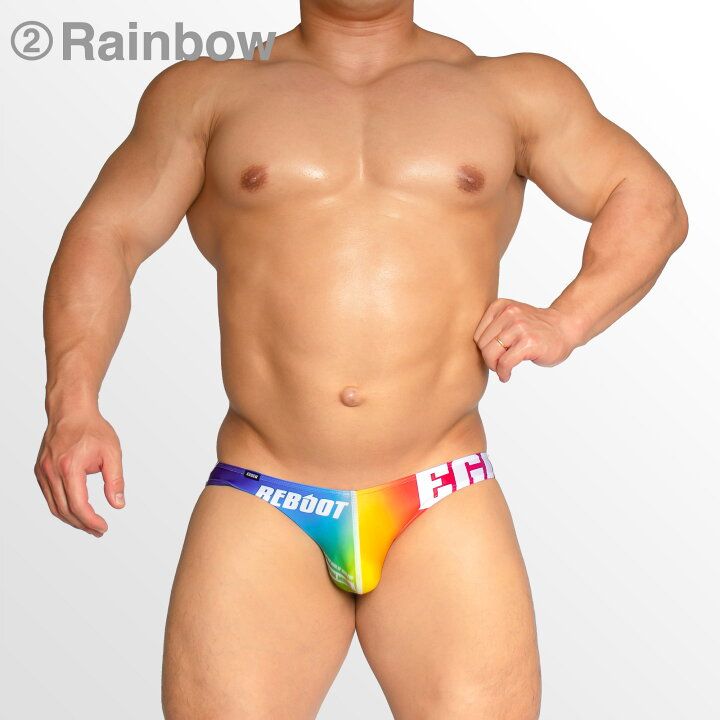 EGDE reboot三角內褲-REBOOT RE RAINBOW super low-rise bikini