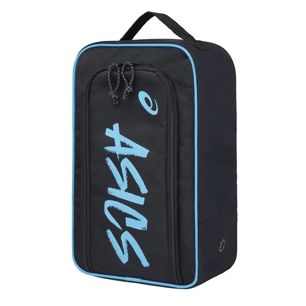 ASICS 亞瑟士 鞋袋 男女中性款 訓練配件 3033C342-001 黑藍/ 002 黑橘