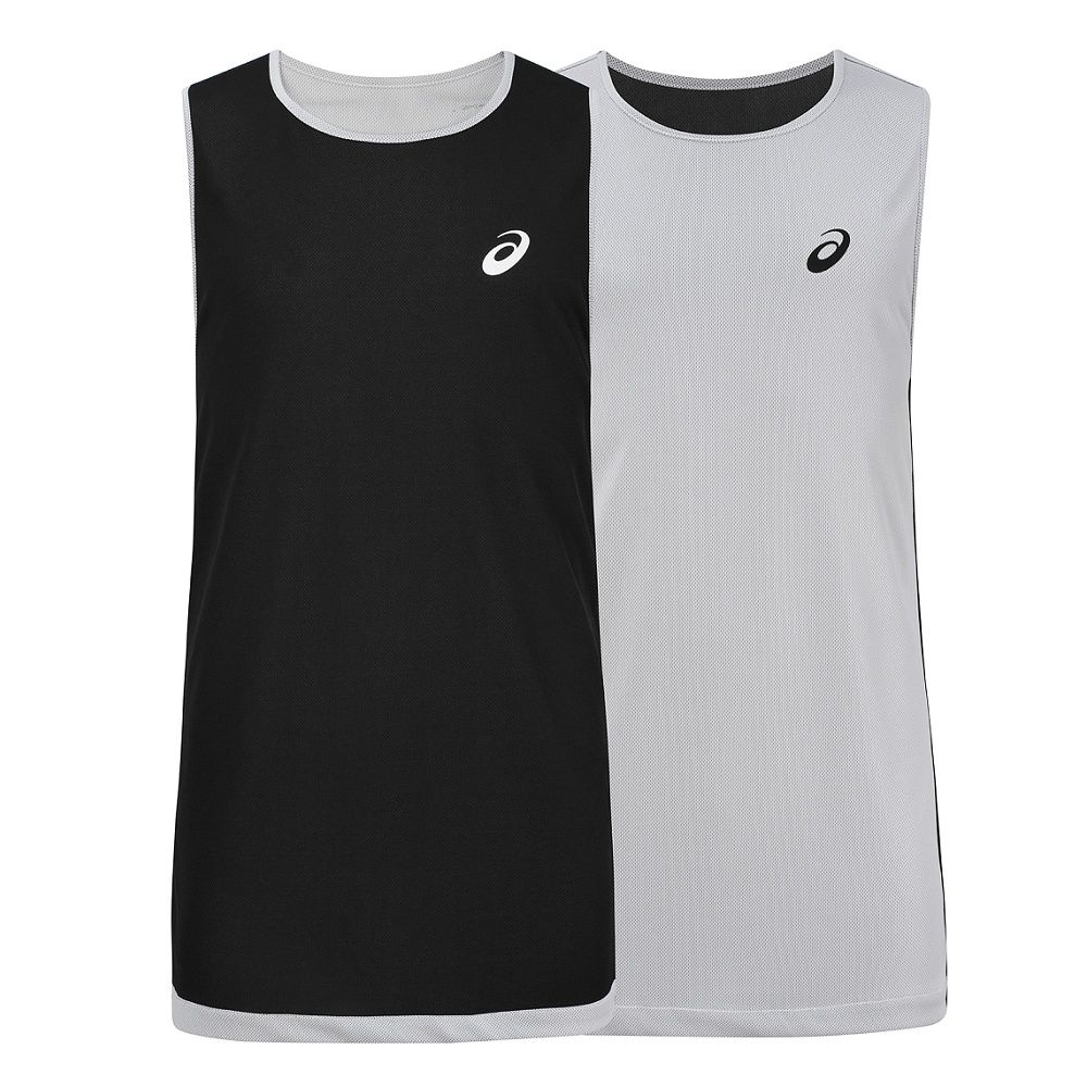 ASICS 亞瑟士 雙面籃球背心 男女中性款 籃球上衣 2063A365-002