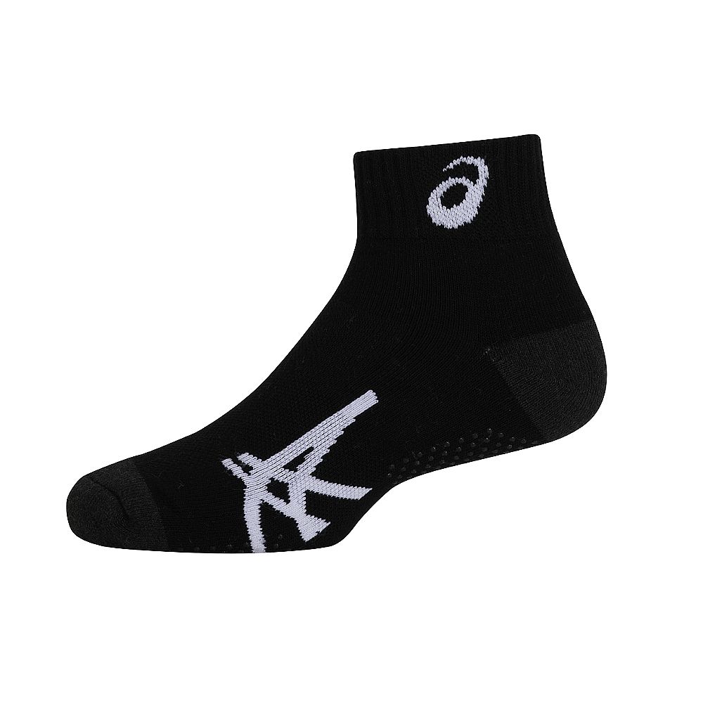 ASICS 亞瑟士 短筒襪 男女中性款 訓練配件 3033C241-001黑/100白