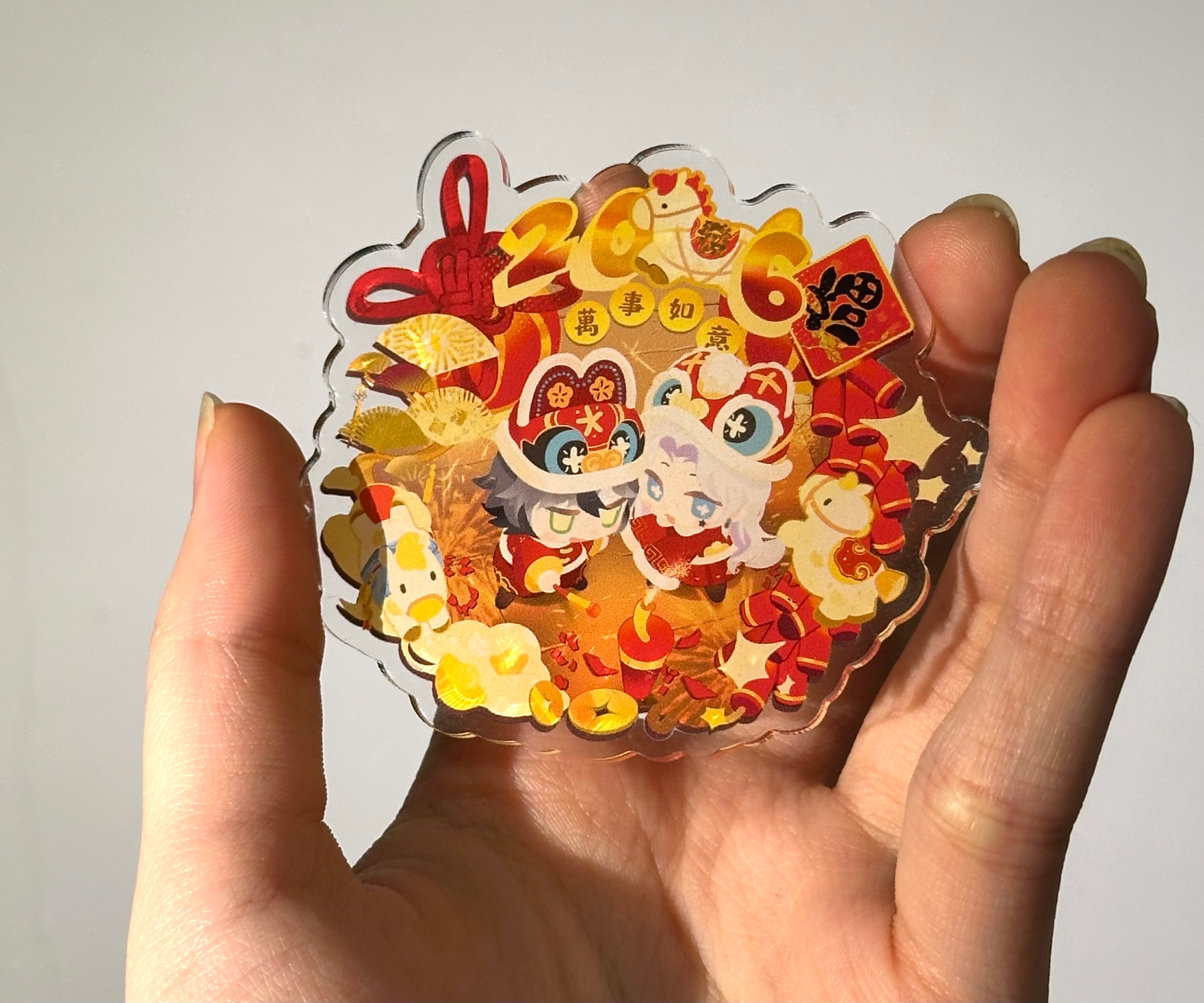 2026馬年新年壓克力夾子🧧