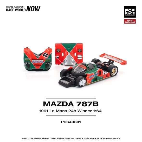 MAZDA 787B 1991 LE MANS 24H WINNER $570