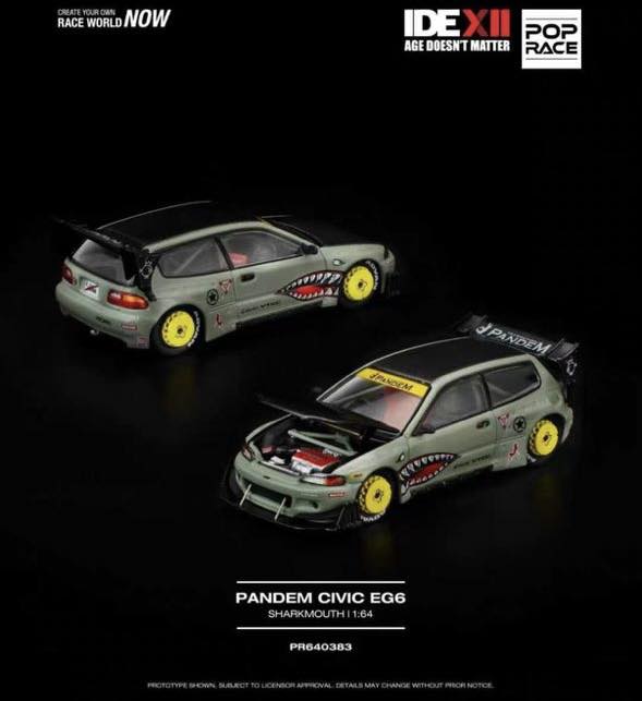 印尼限定 POPRACE EG 鯊魚頭塗裝