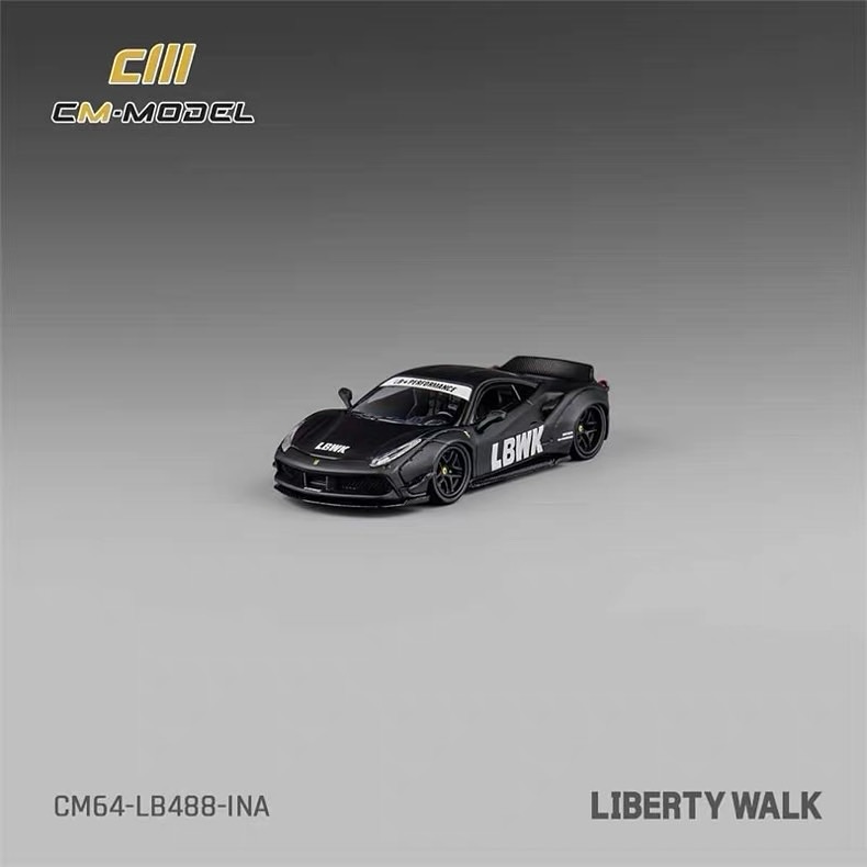 CM Model 1:64 合金新品 488 Pista LB Works