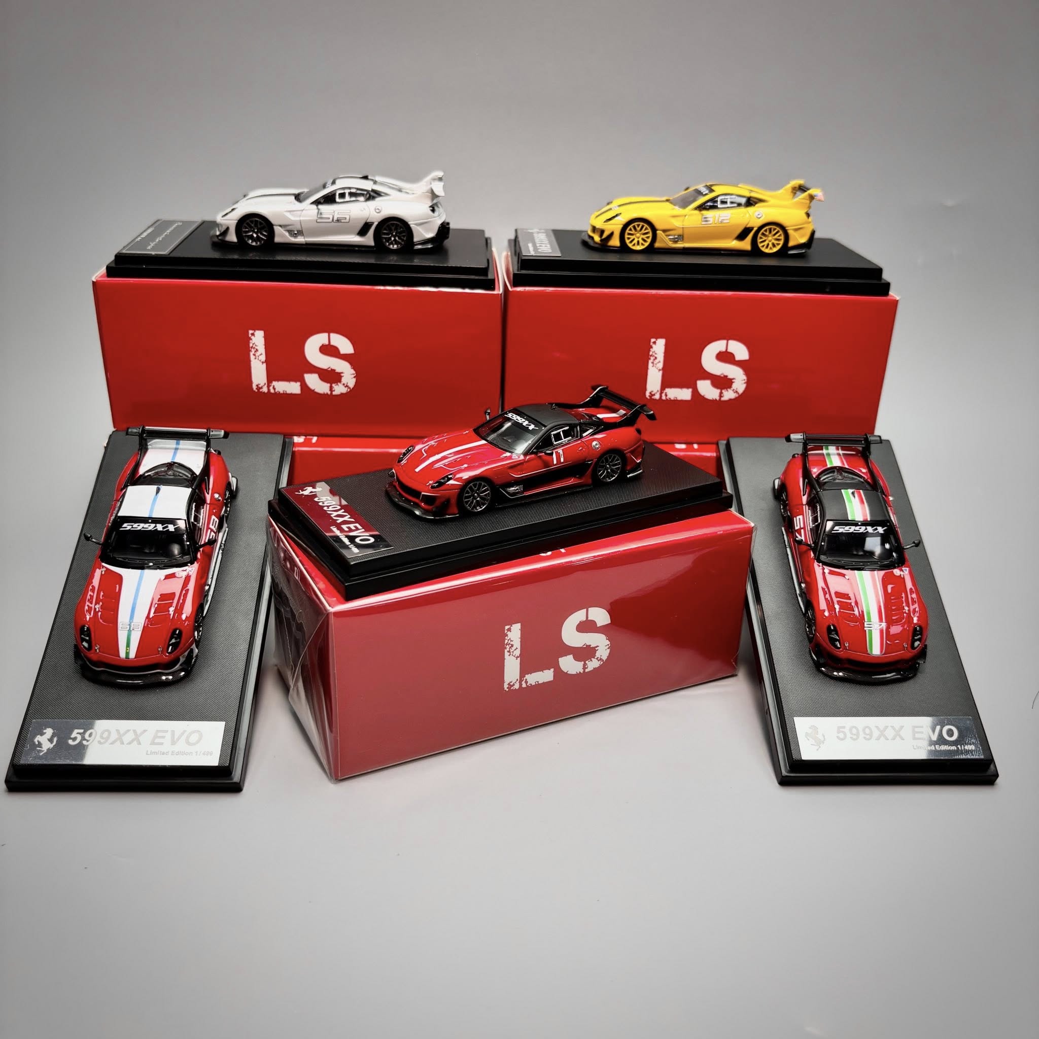 LS MODEL 1/64 Ferrari 599XX EVO 合金版本
