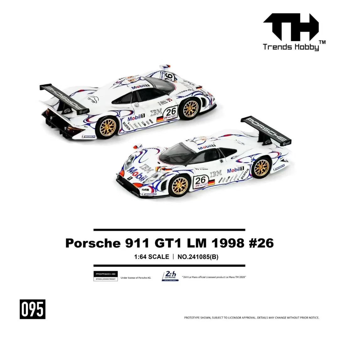 保時捷 Porsche GT1 LM 1988 #26 冠軍拉花