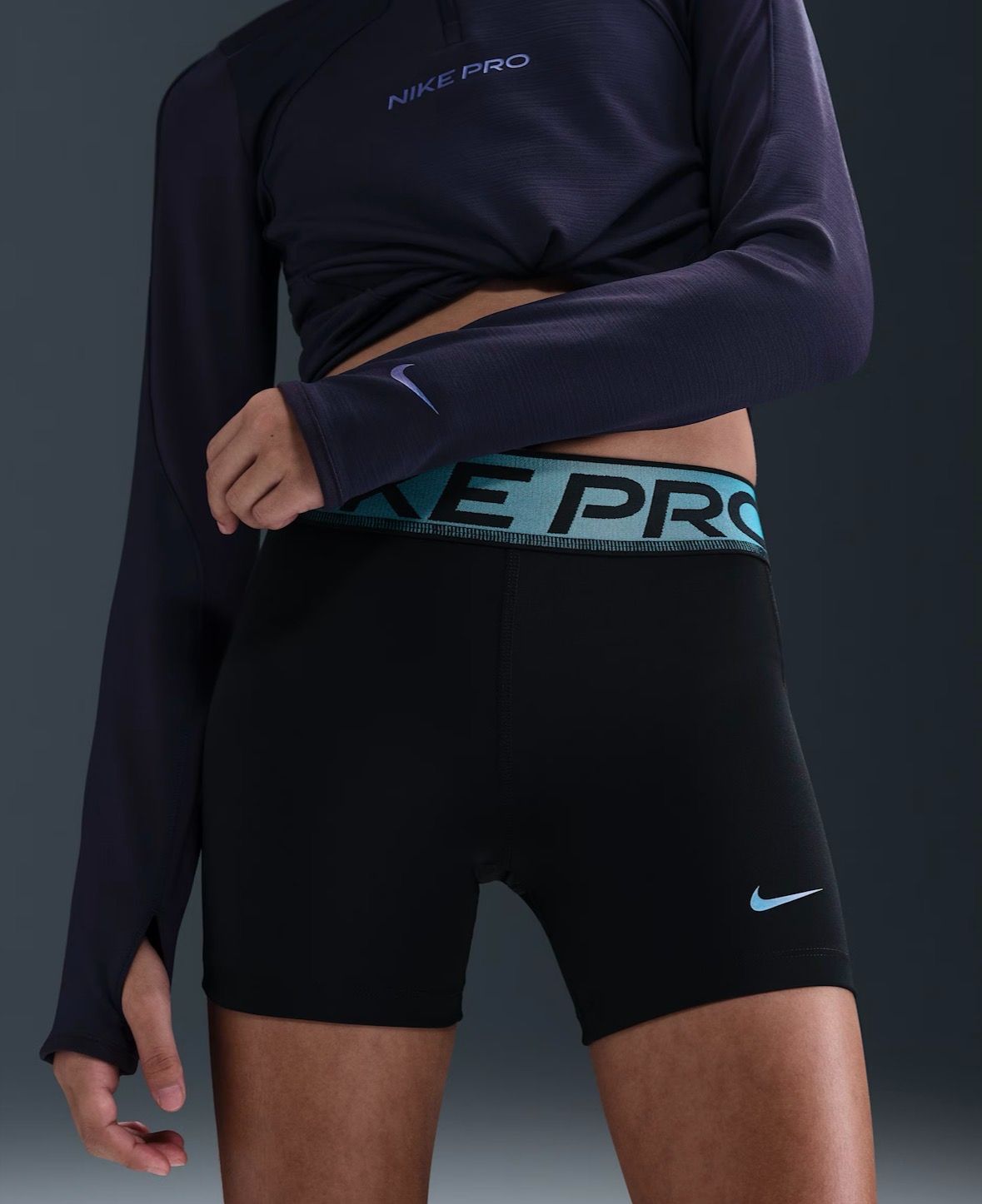 Nike Pro-褲頭雷射款