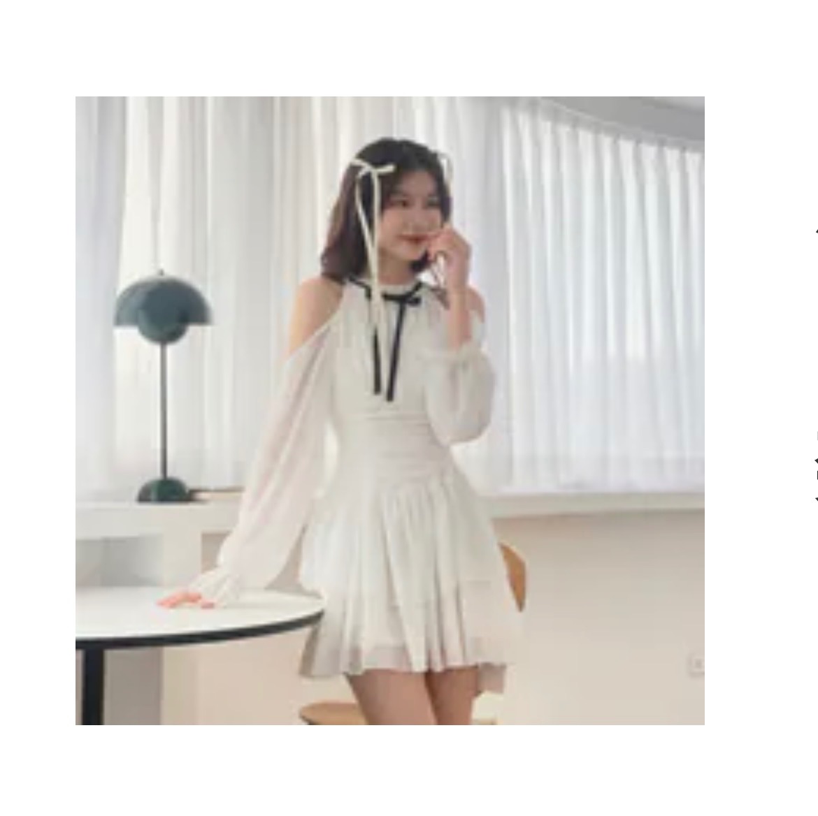 法式露肩公主裙