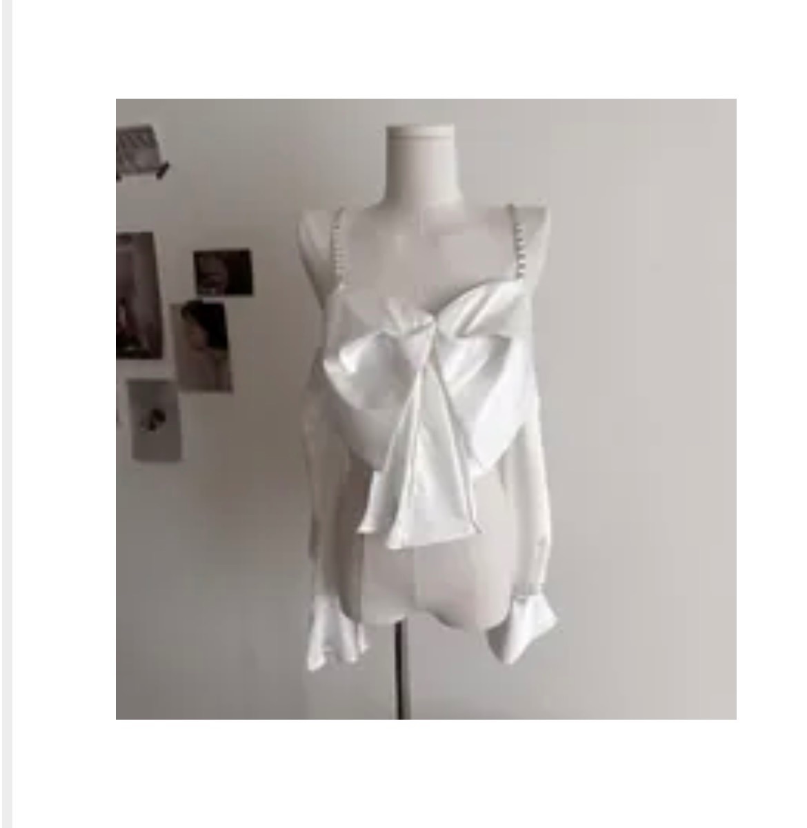 大蝴蝶結公主袖上衣