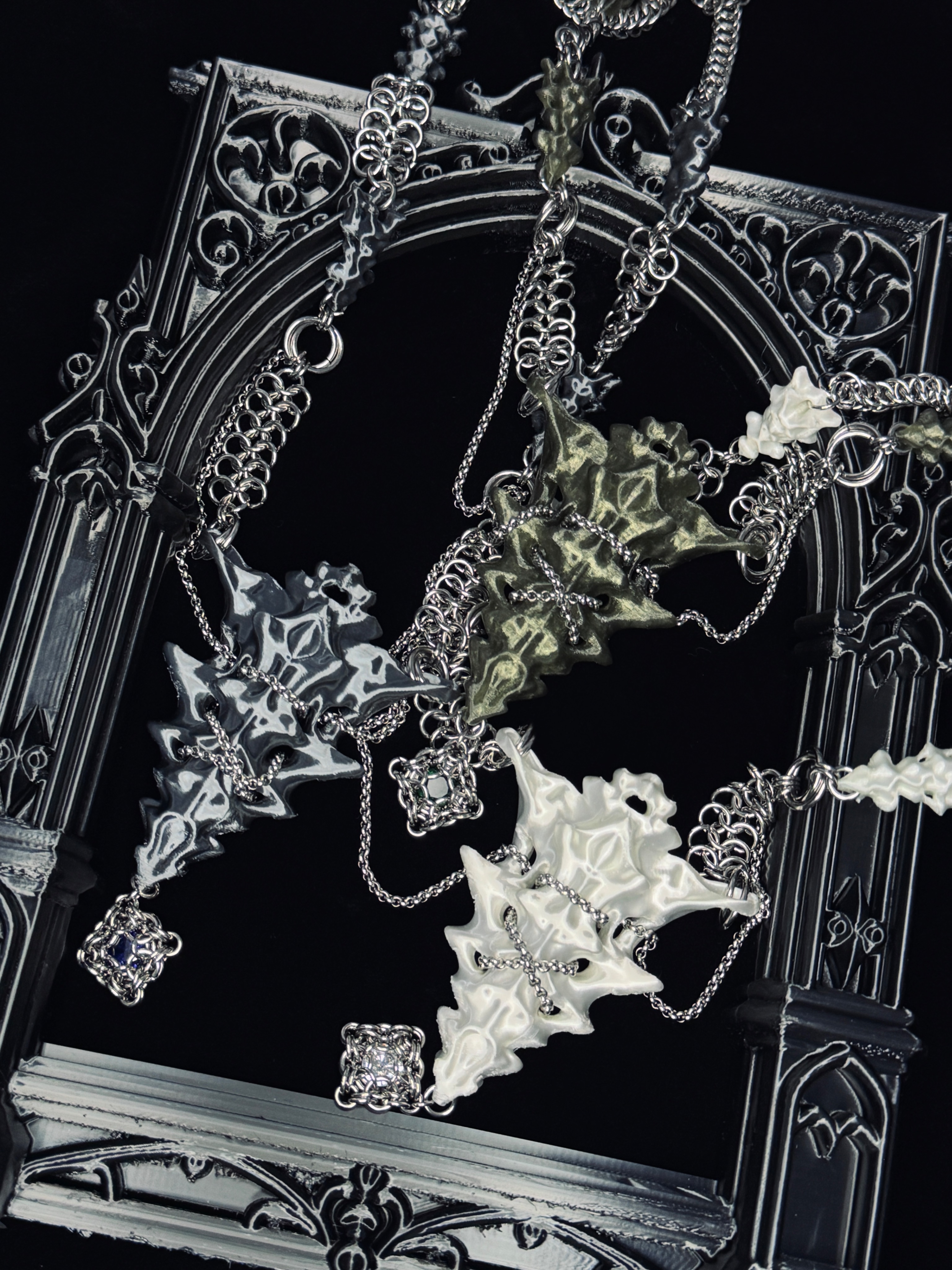 haub3rk_chainmail聯名款｜⛓️鏈甲骨構項鍊⛓️