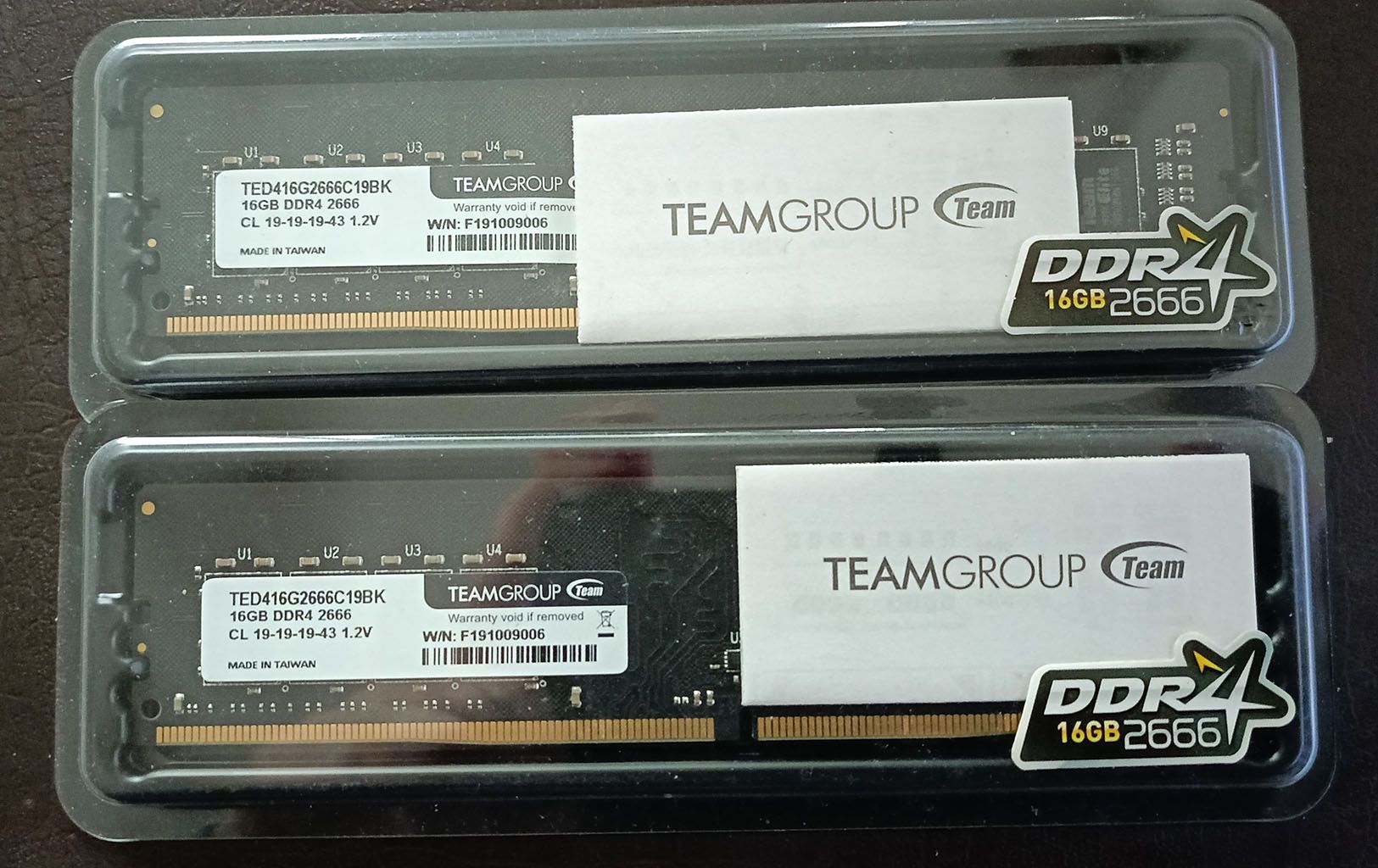 十銓 桌上型 DDR4-2666 32GB（2x16GB） CL19