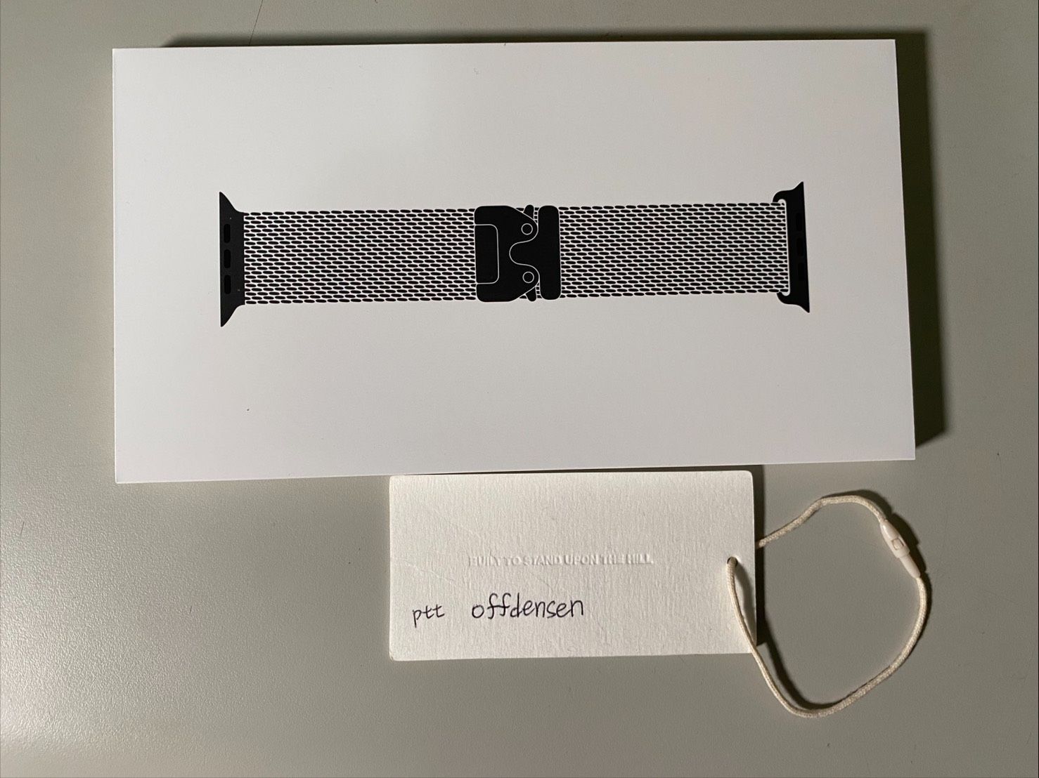 49 公釐黑色鈦金屬米蘭式錶環 - M