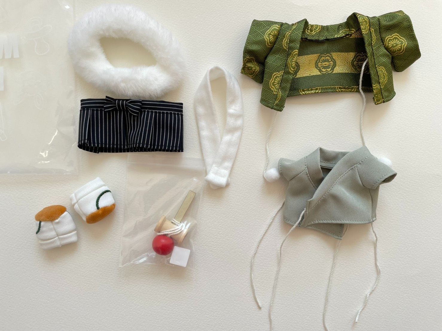 15cm-puppy衣櫥和服綠