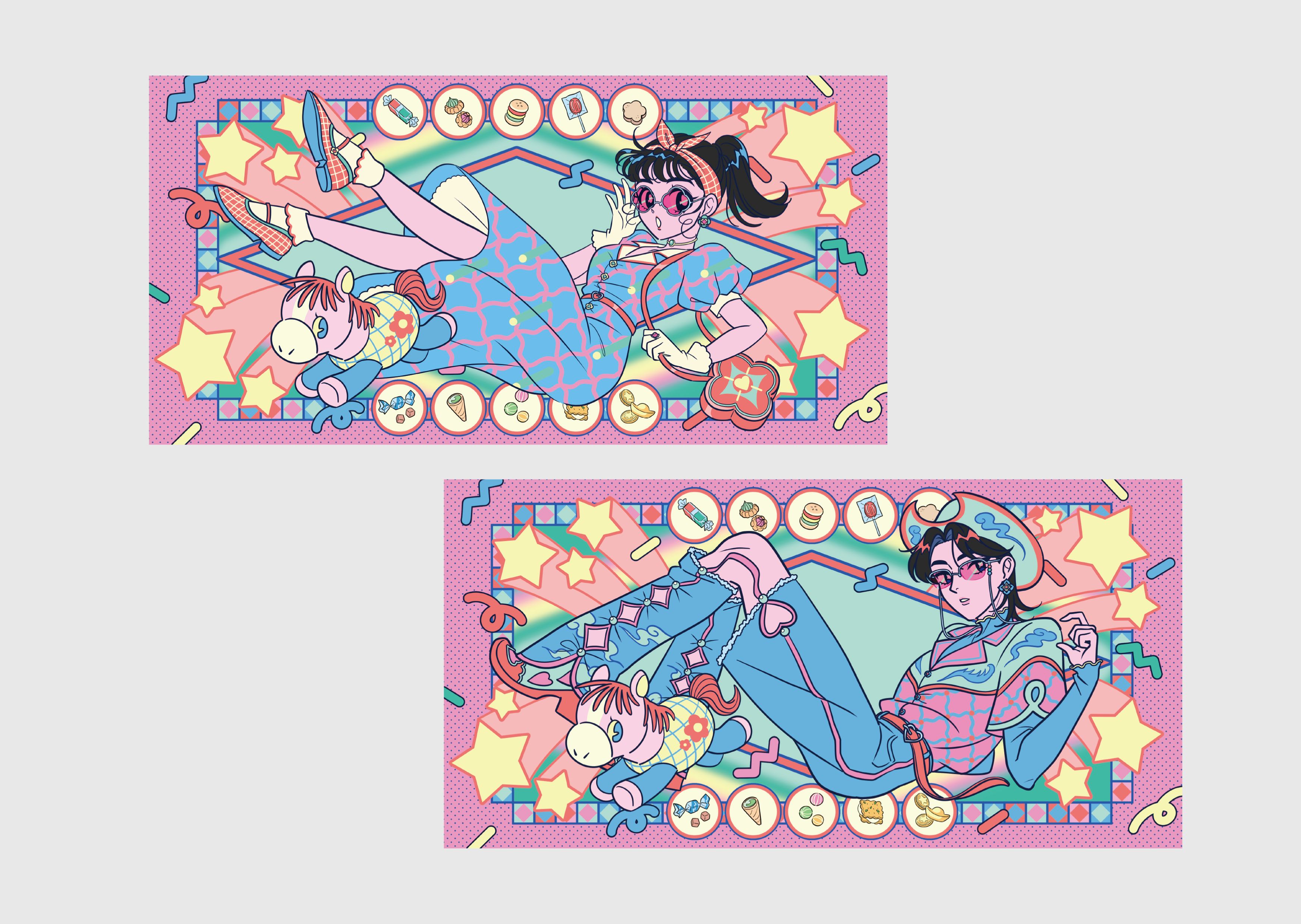 可愛書籤套組-2張入